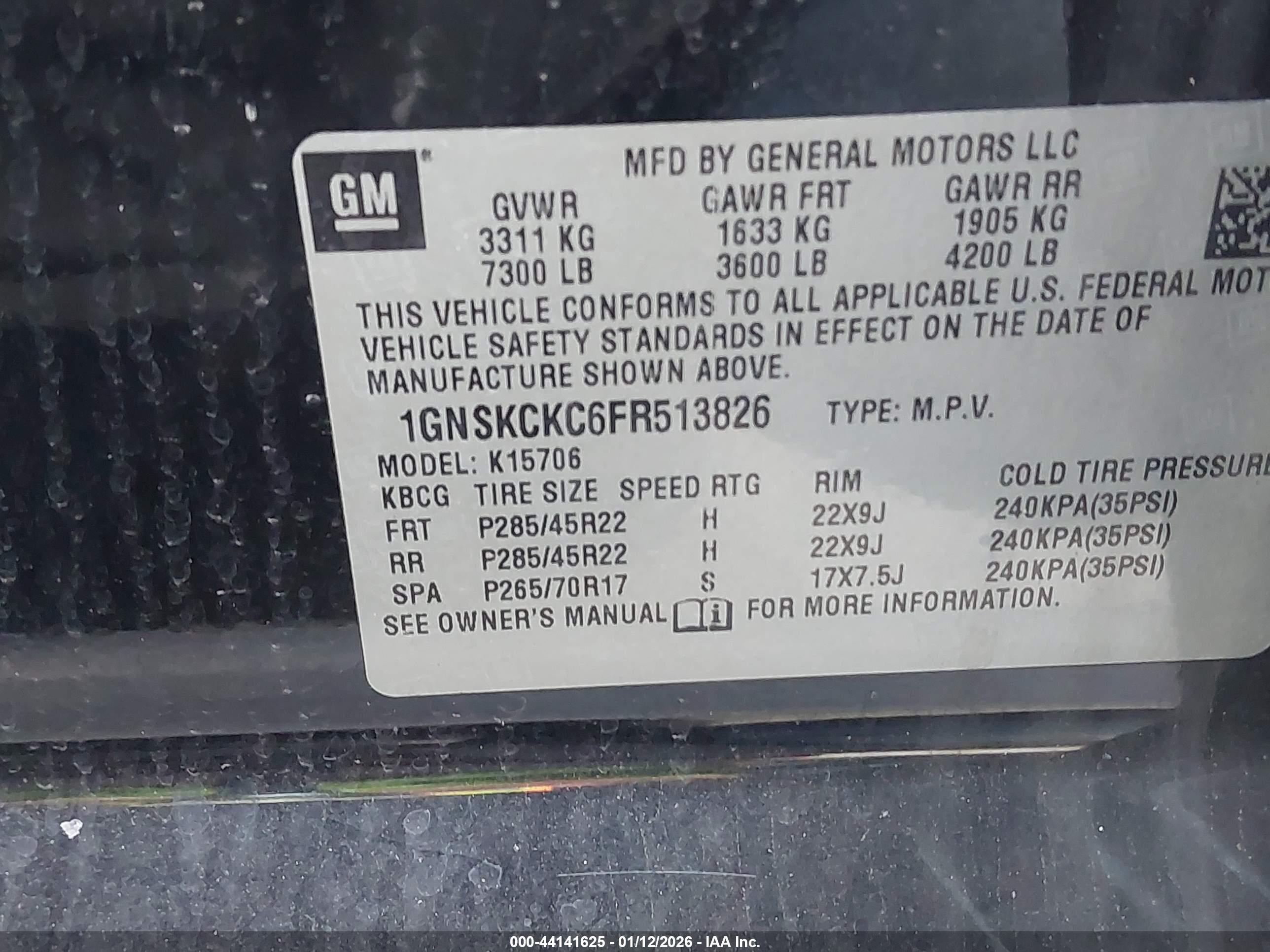 CHEVROLET TAHOE image 9