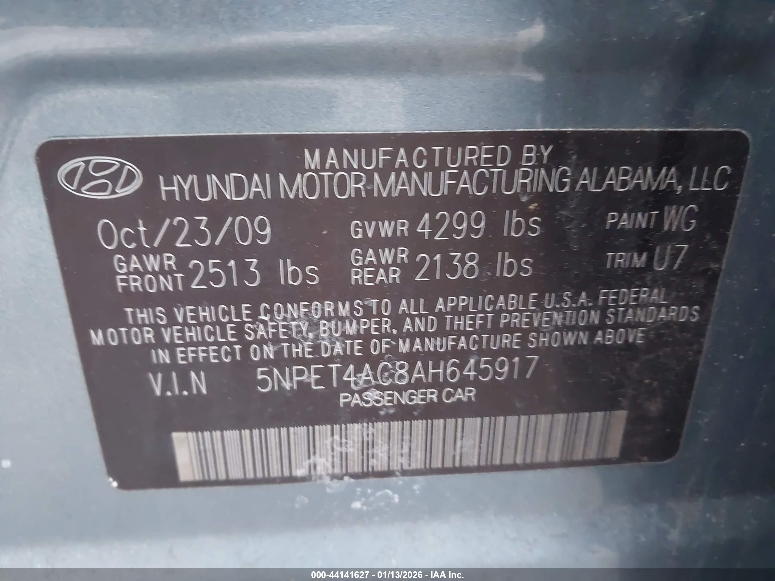 HYUNDAI SONATA image 9