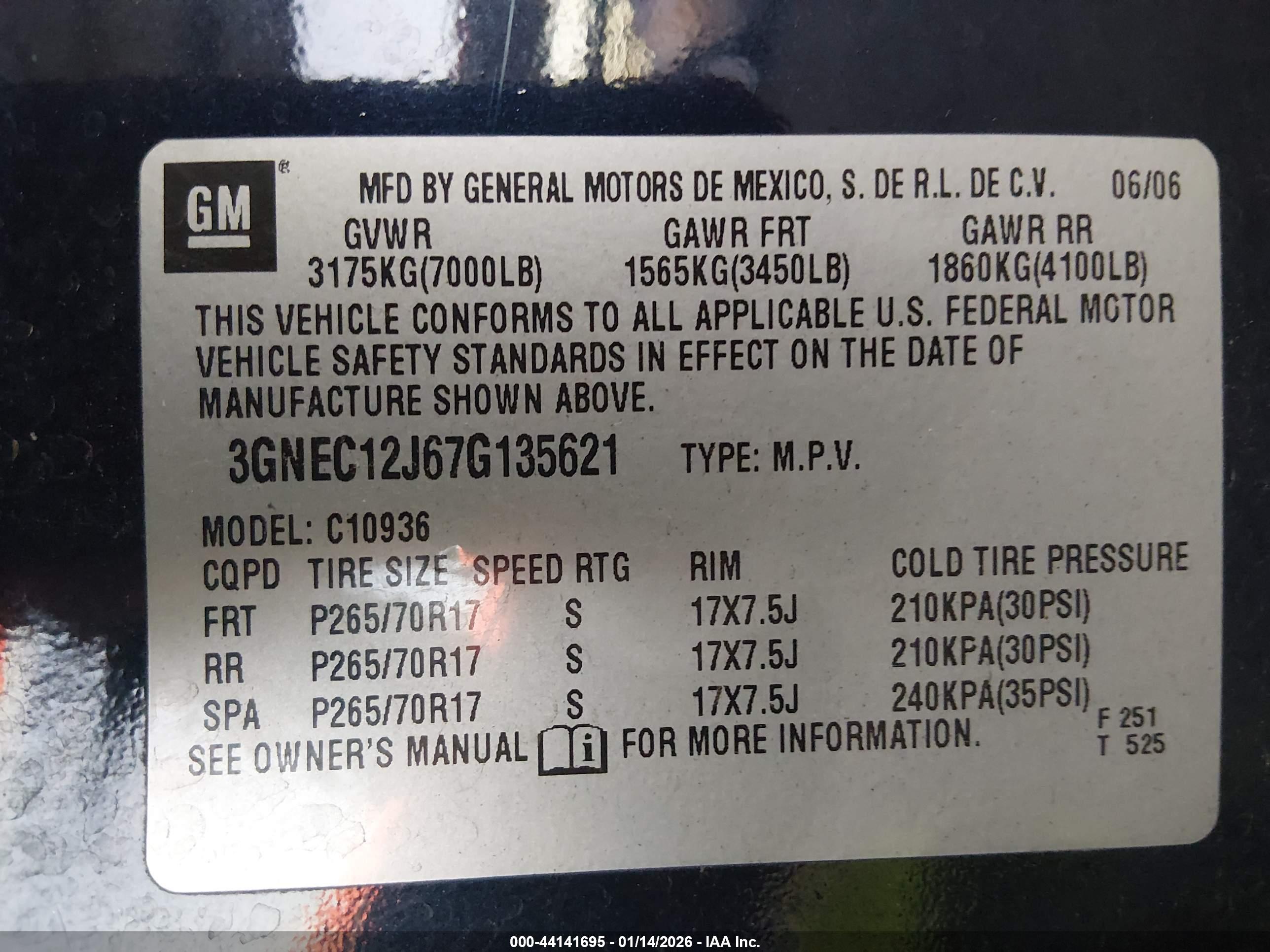 CHEVROLET AVALANCHE image 9