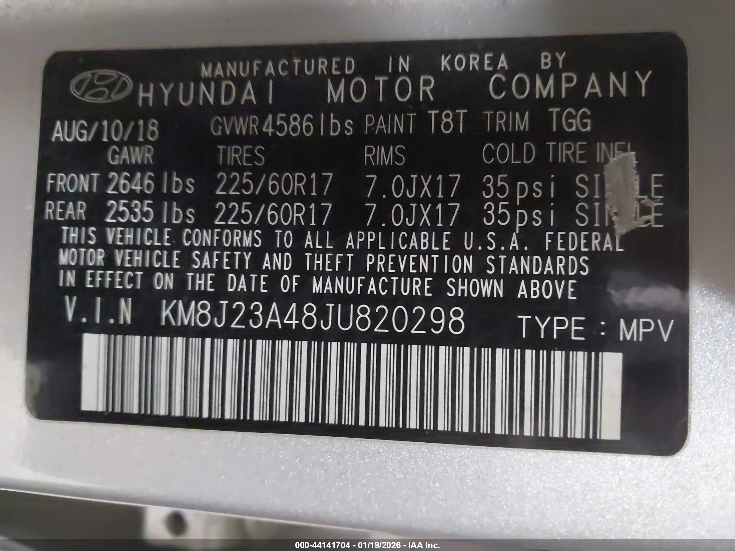 HYUNDAI TUCSON image 9