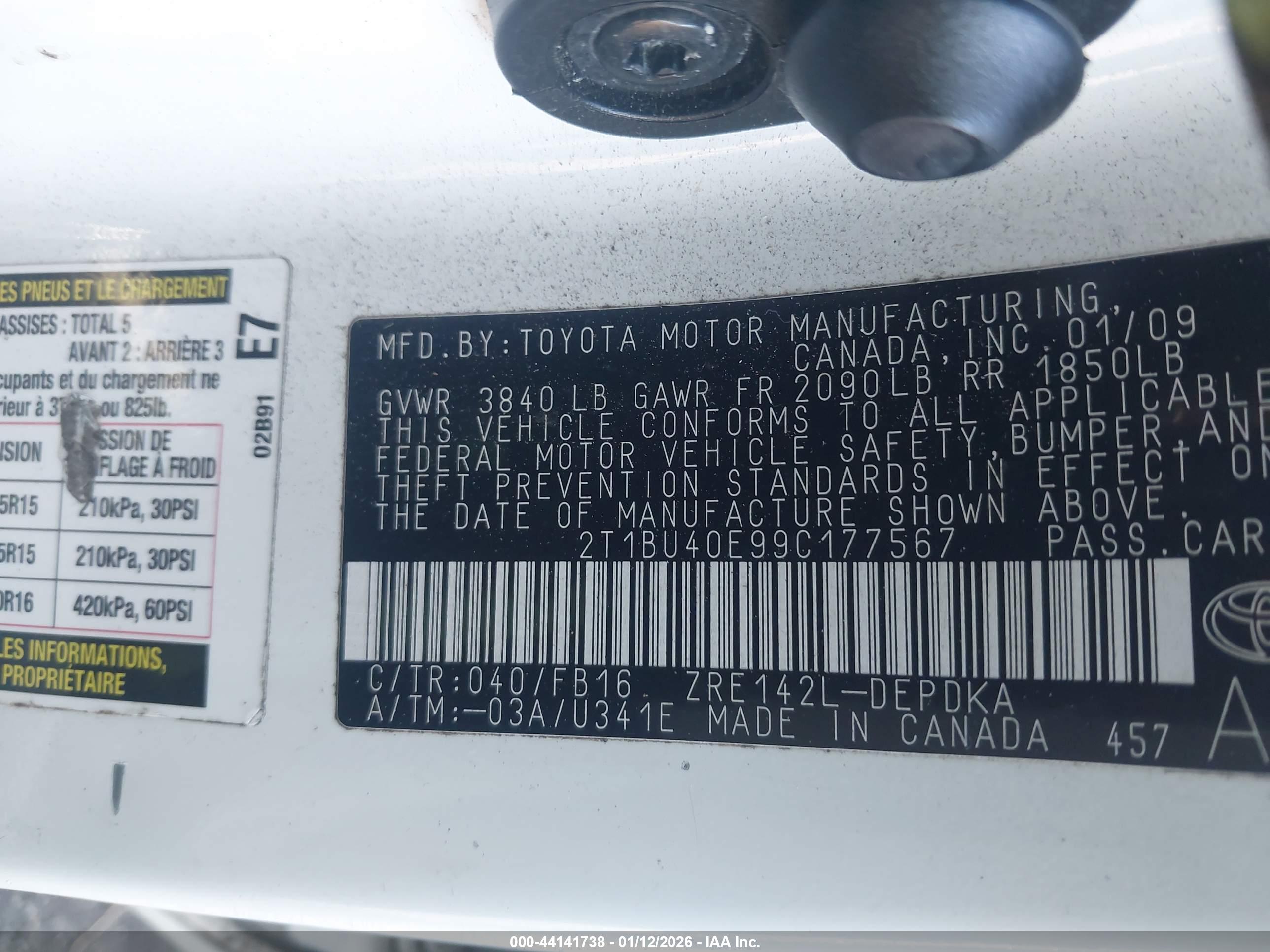 TOYOTA COROLLA image 9
