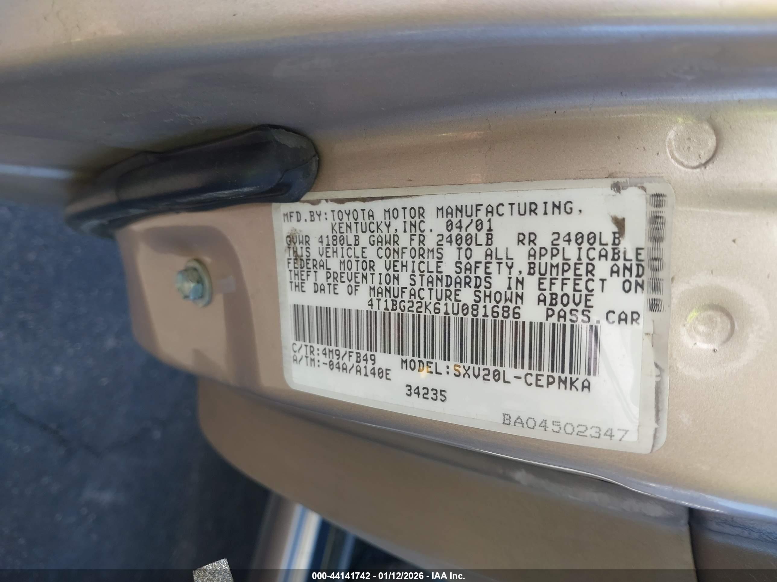 TOYOTA CAMRY image 9