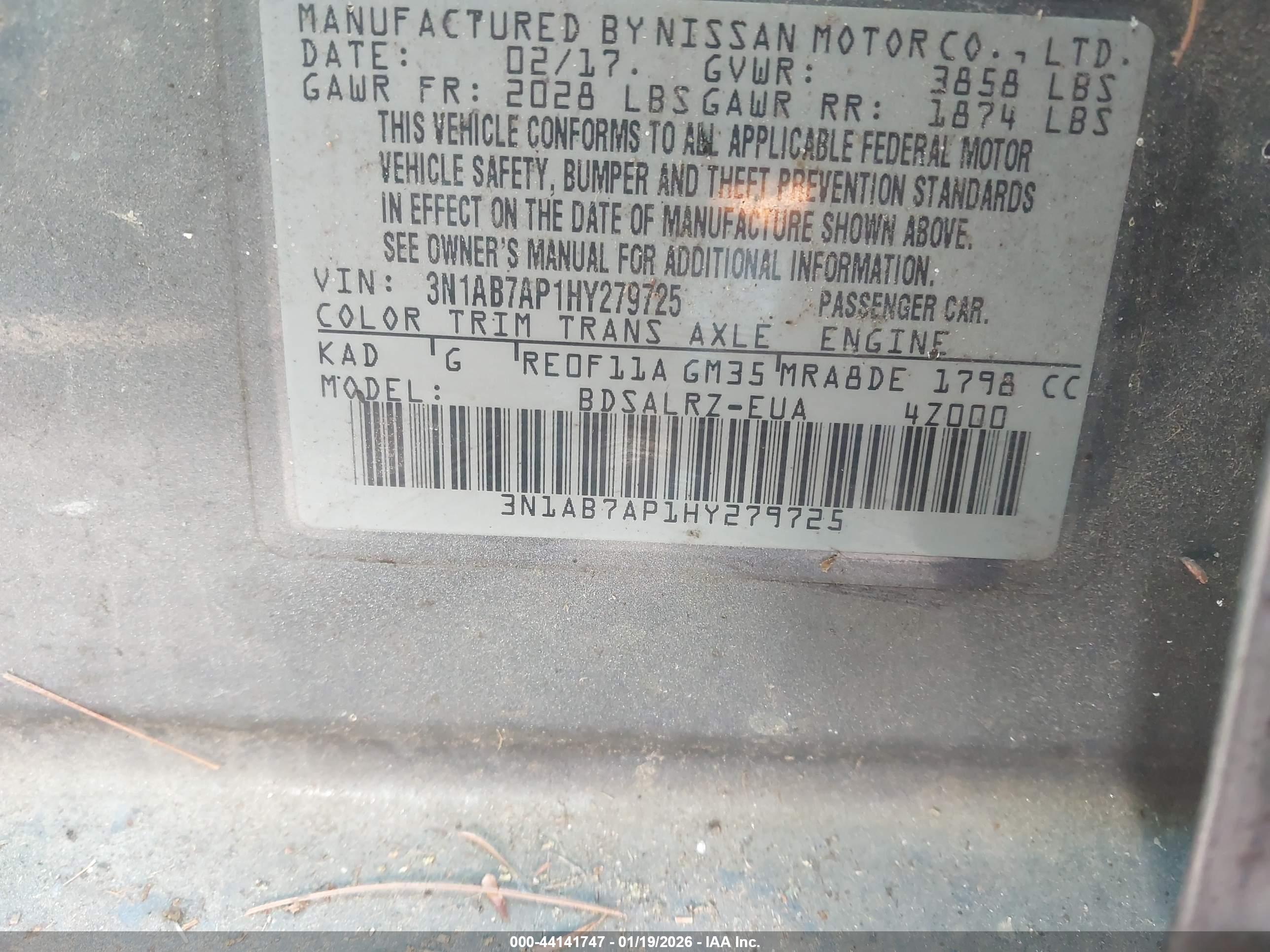 NISSAN SENTRA image 9