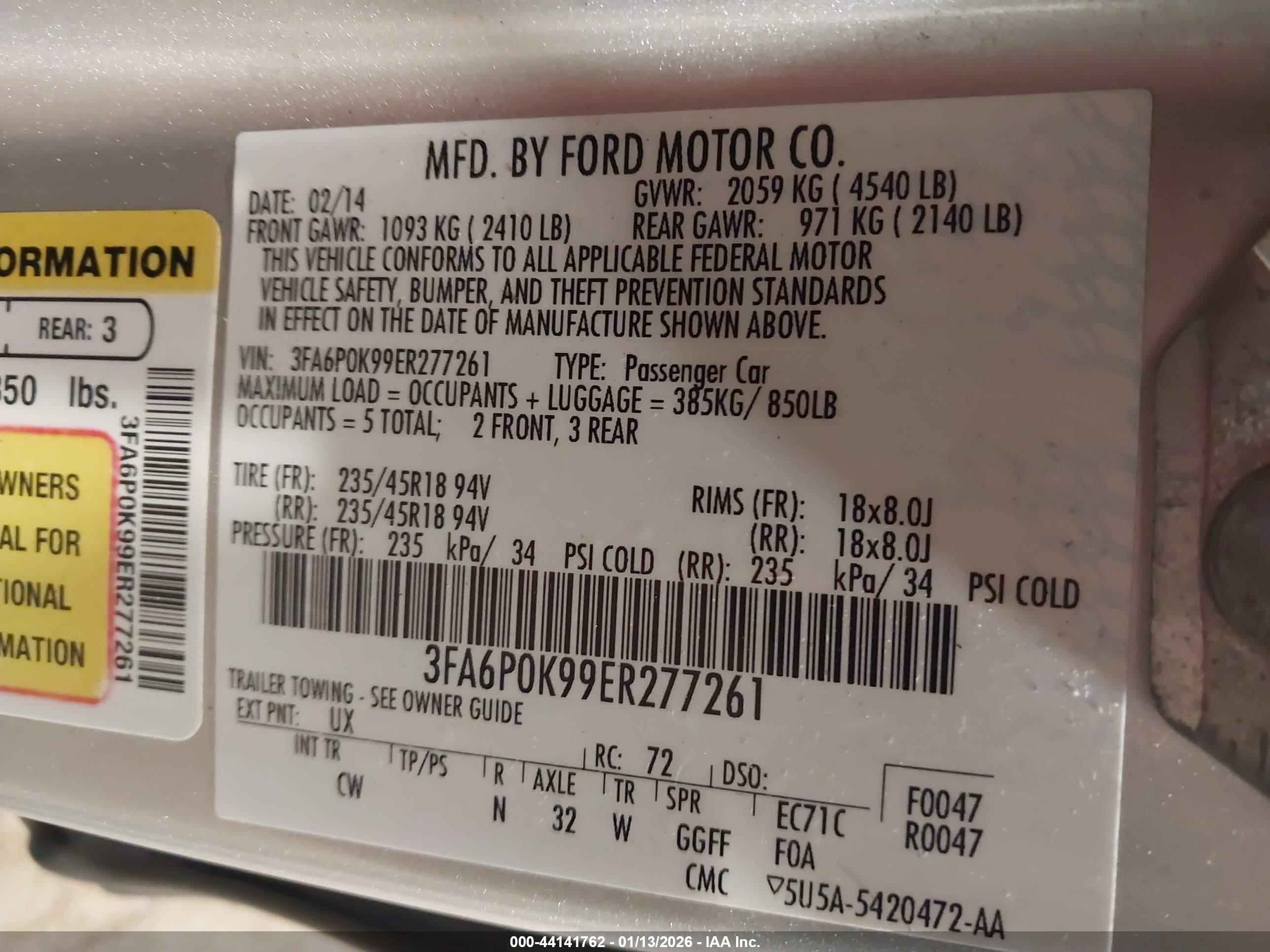 FORD FUSION image 9