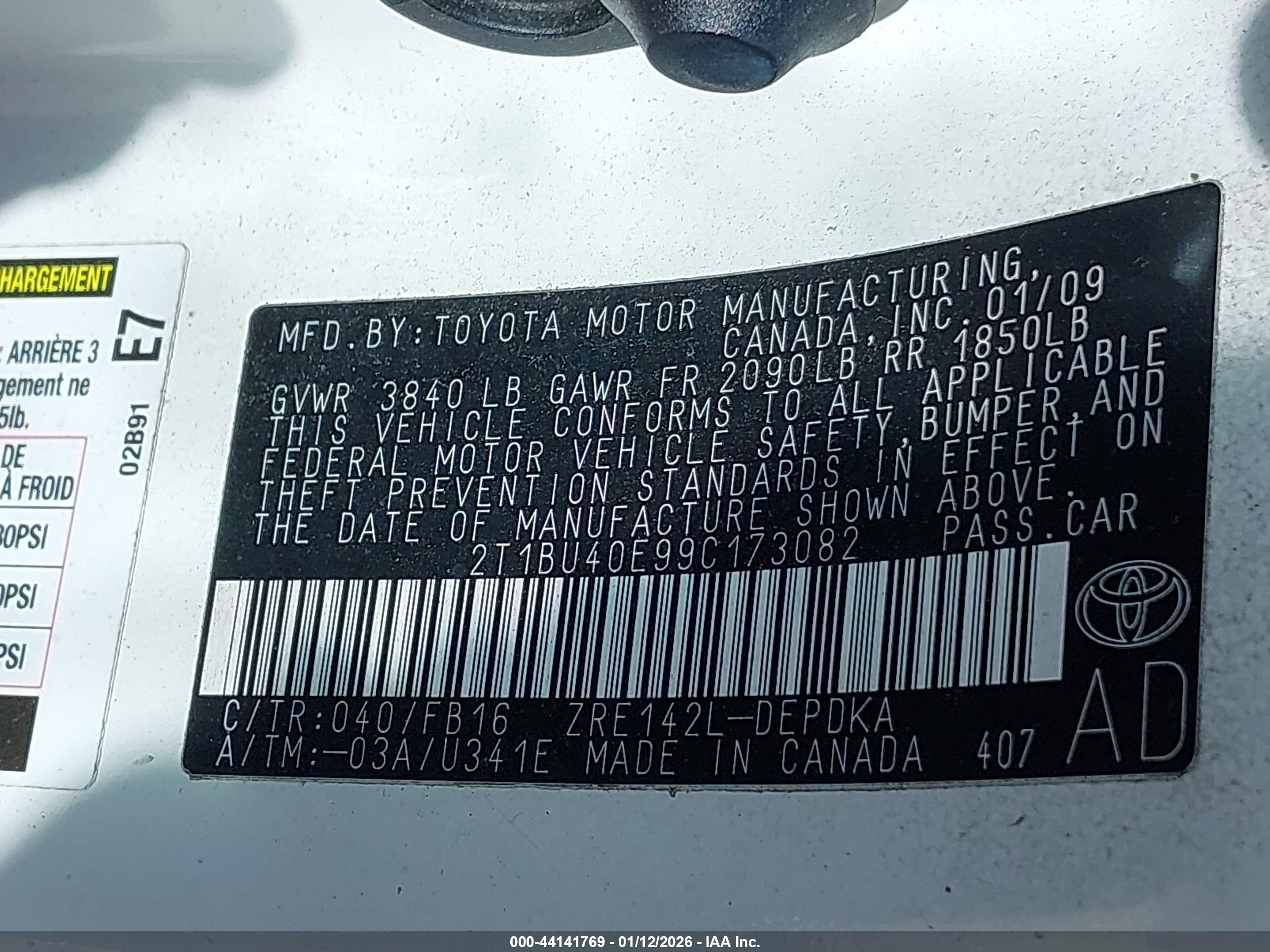 TOYOTA COROLLA image 9