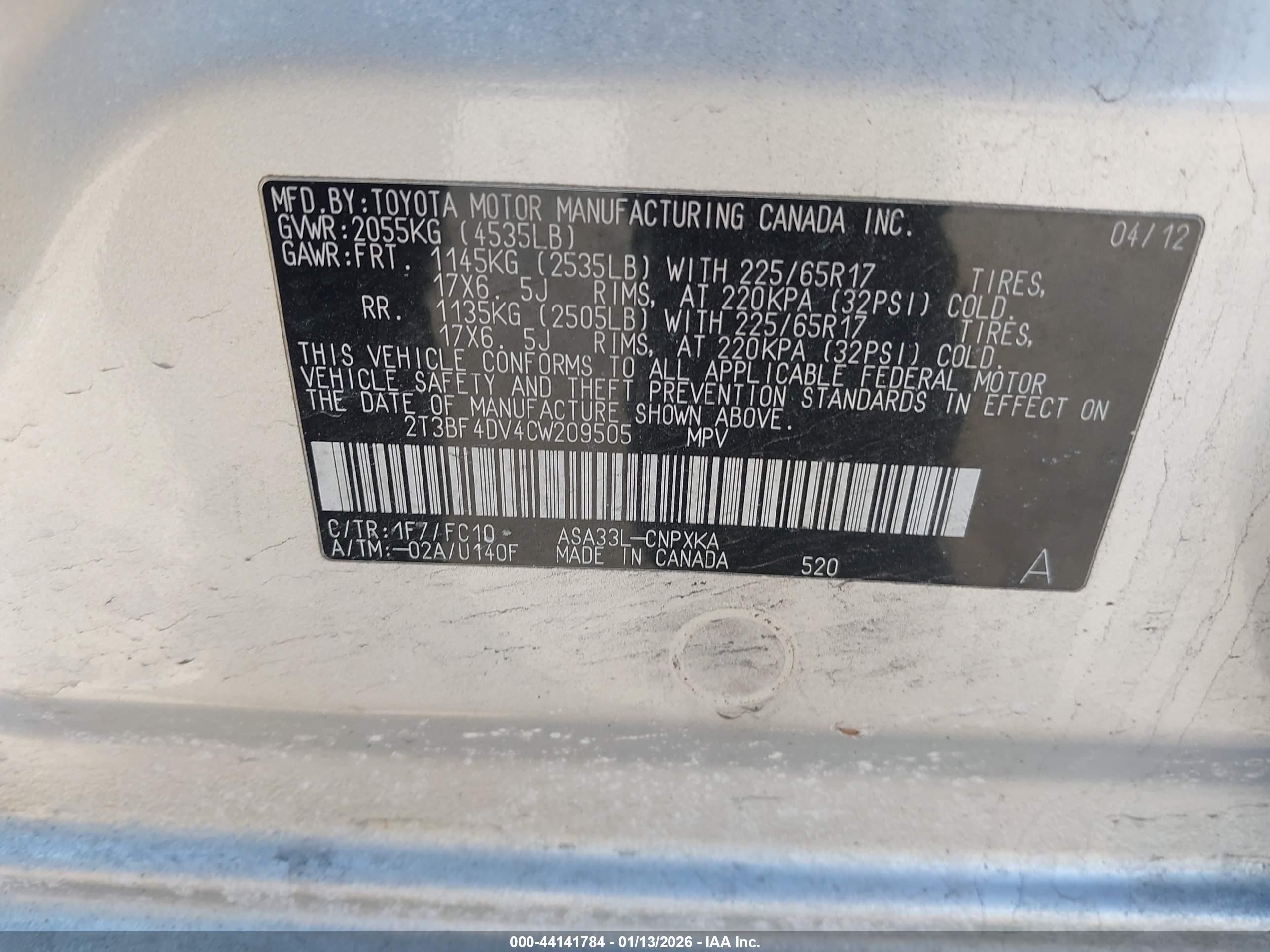 TOYOTA RAV4 image 9