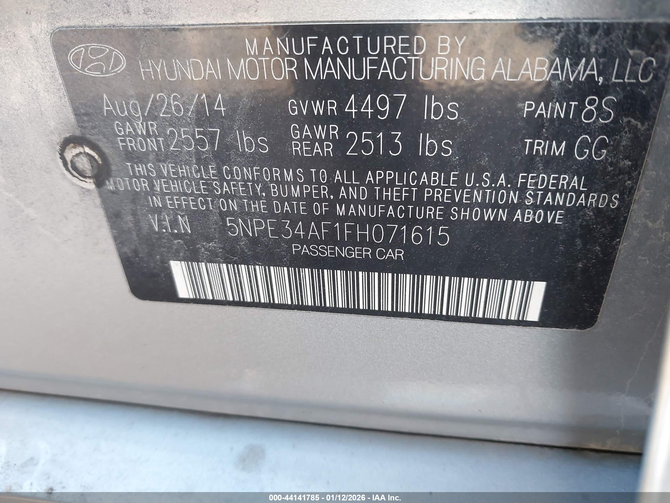 HYUNDAI SONATA image 9