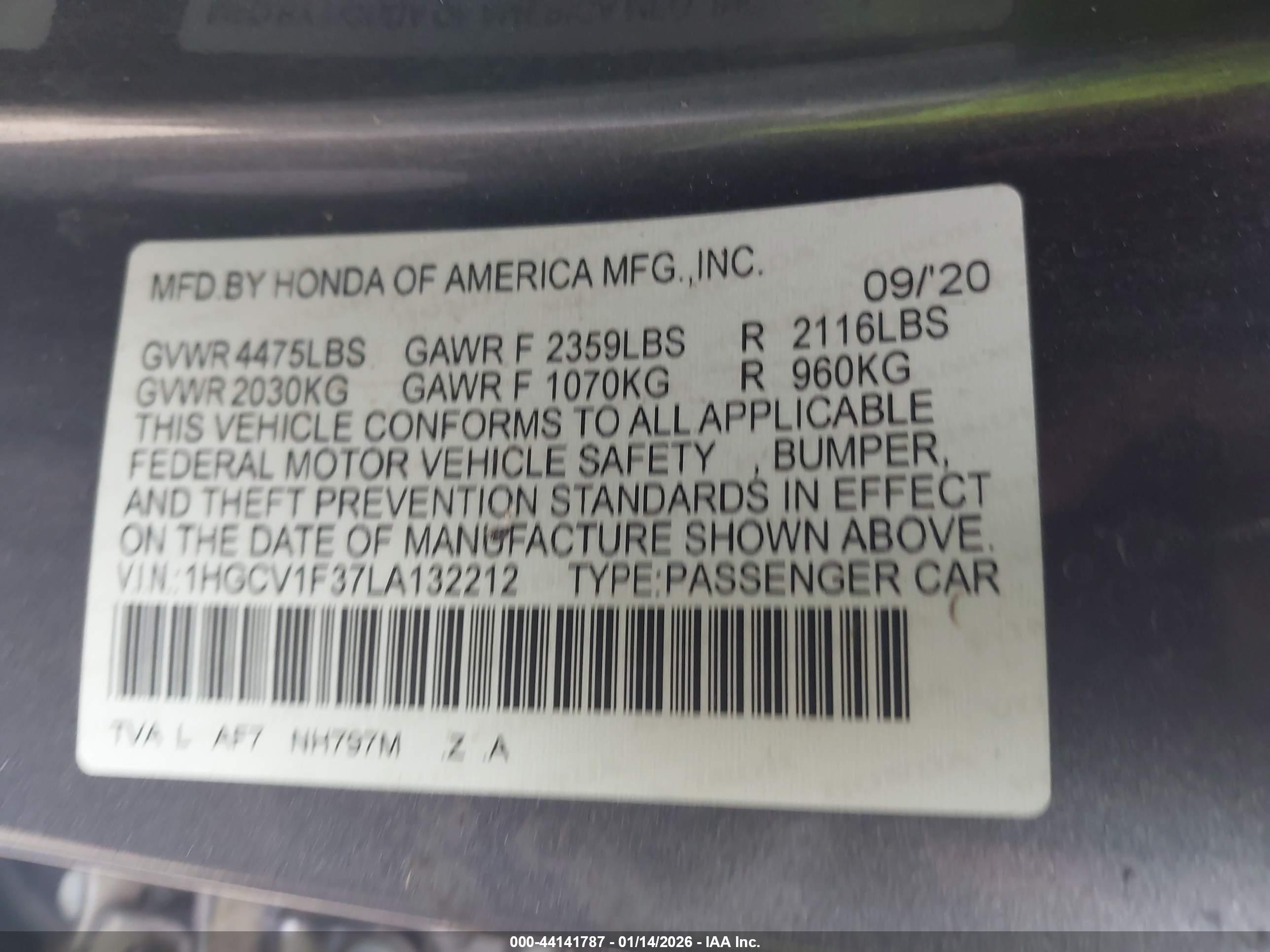 HONDA ACCORD image 9