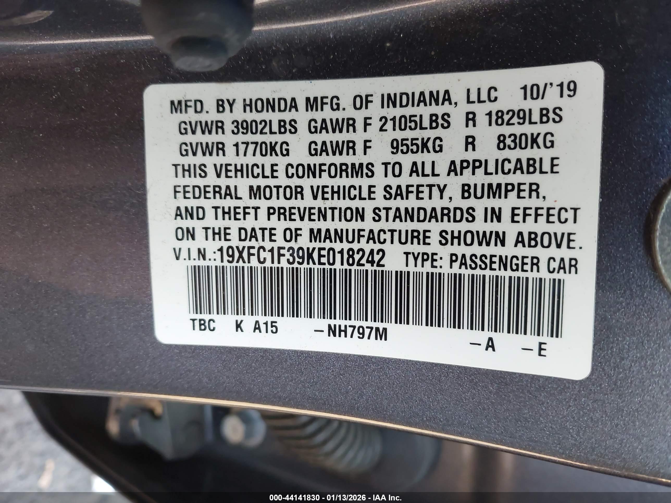 HONDA CIVIC image 9