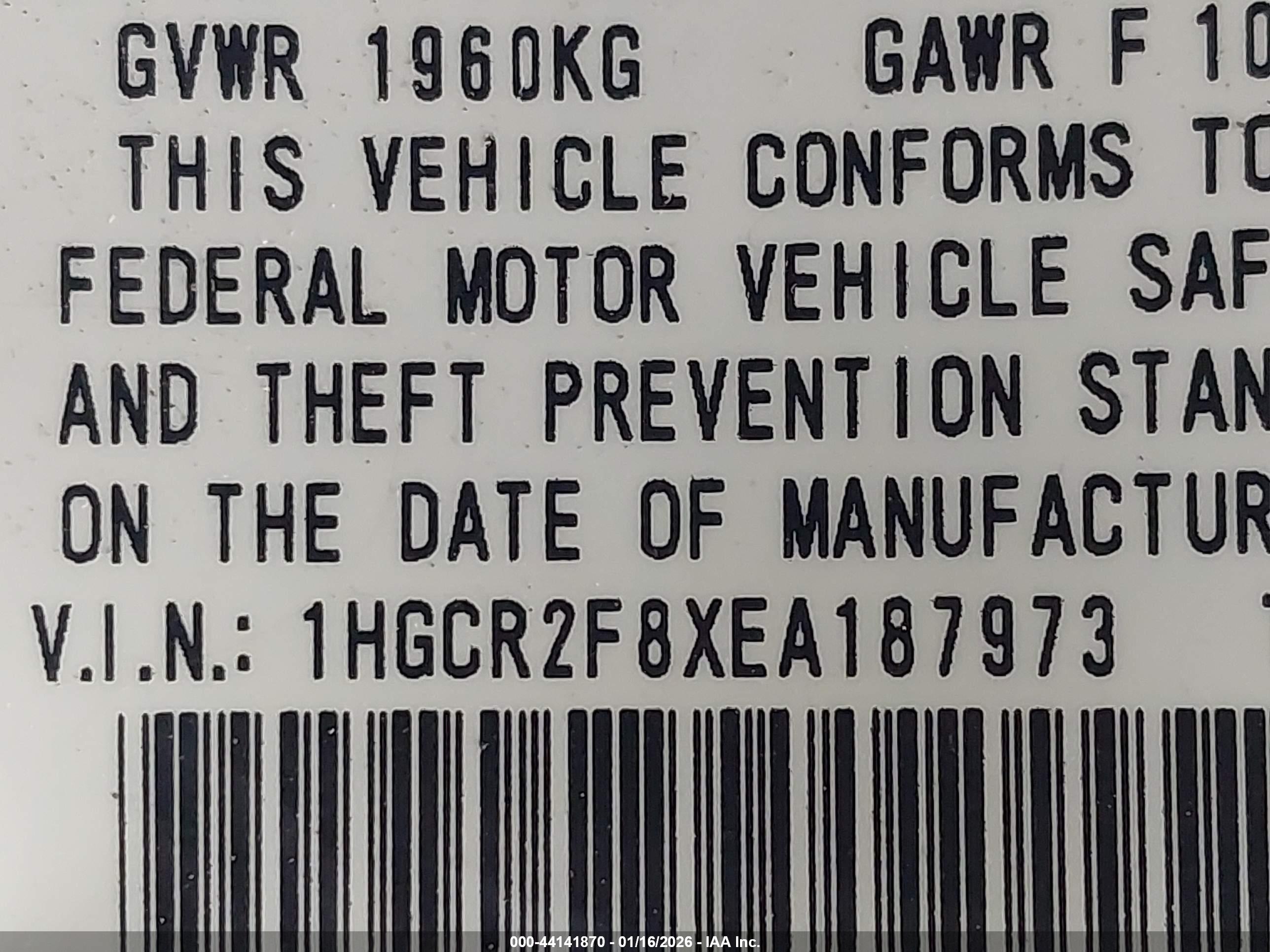 HONDA ACCORD image 9