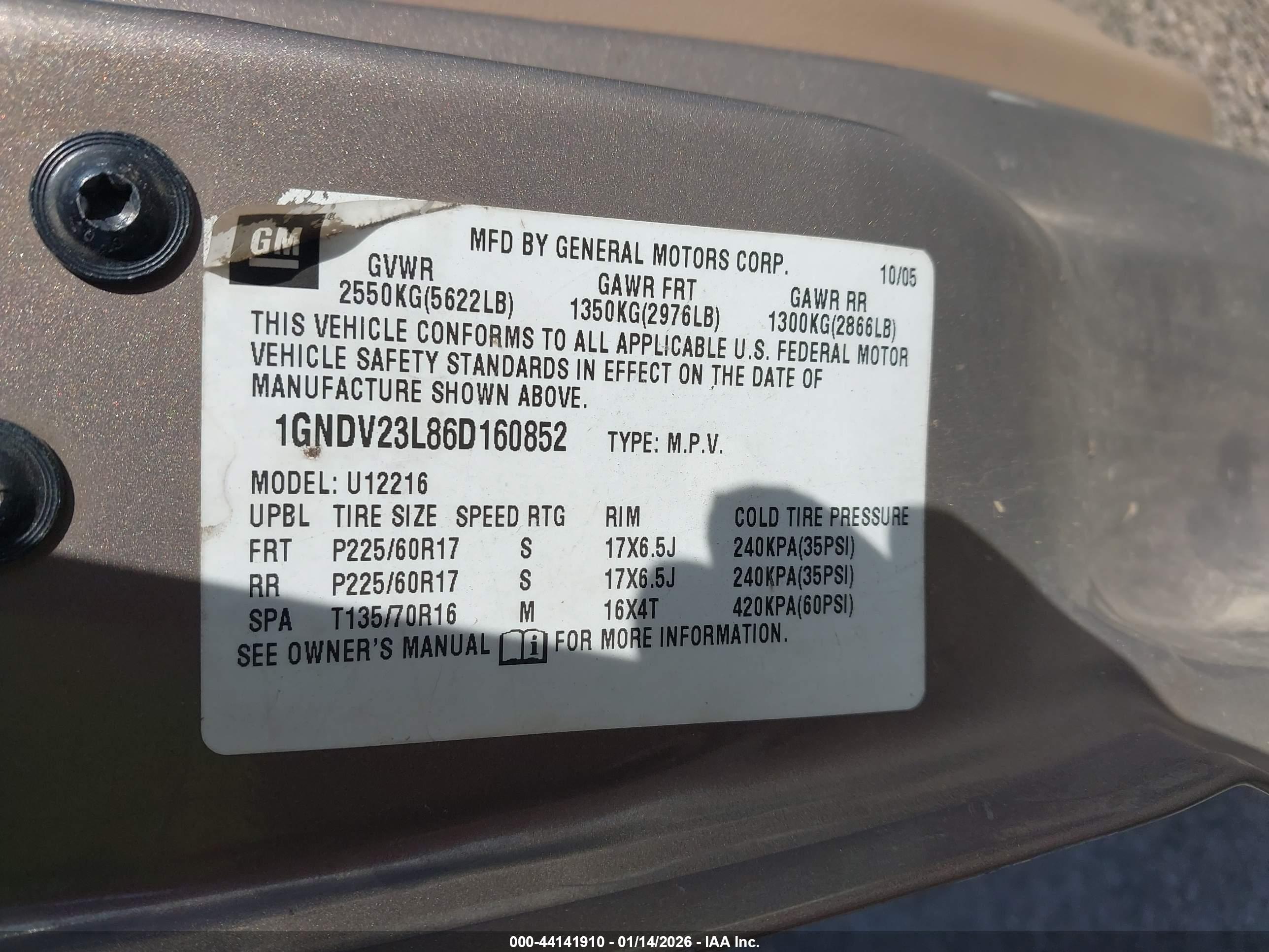 CHEVROLET UPLANDER image 9