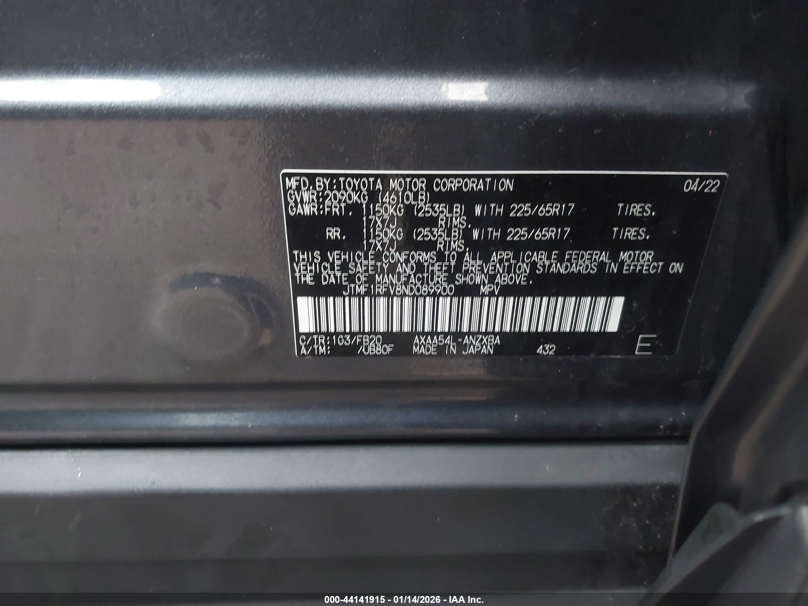TOYOTA RAV4 image 9