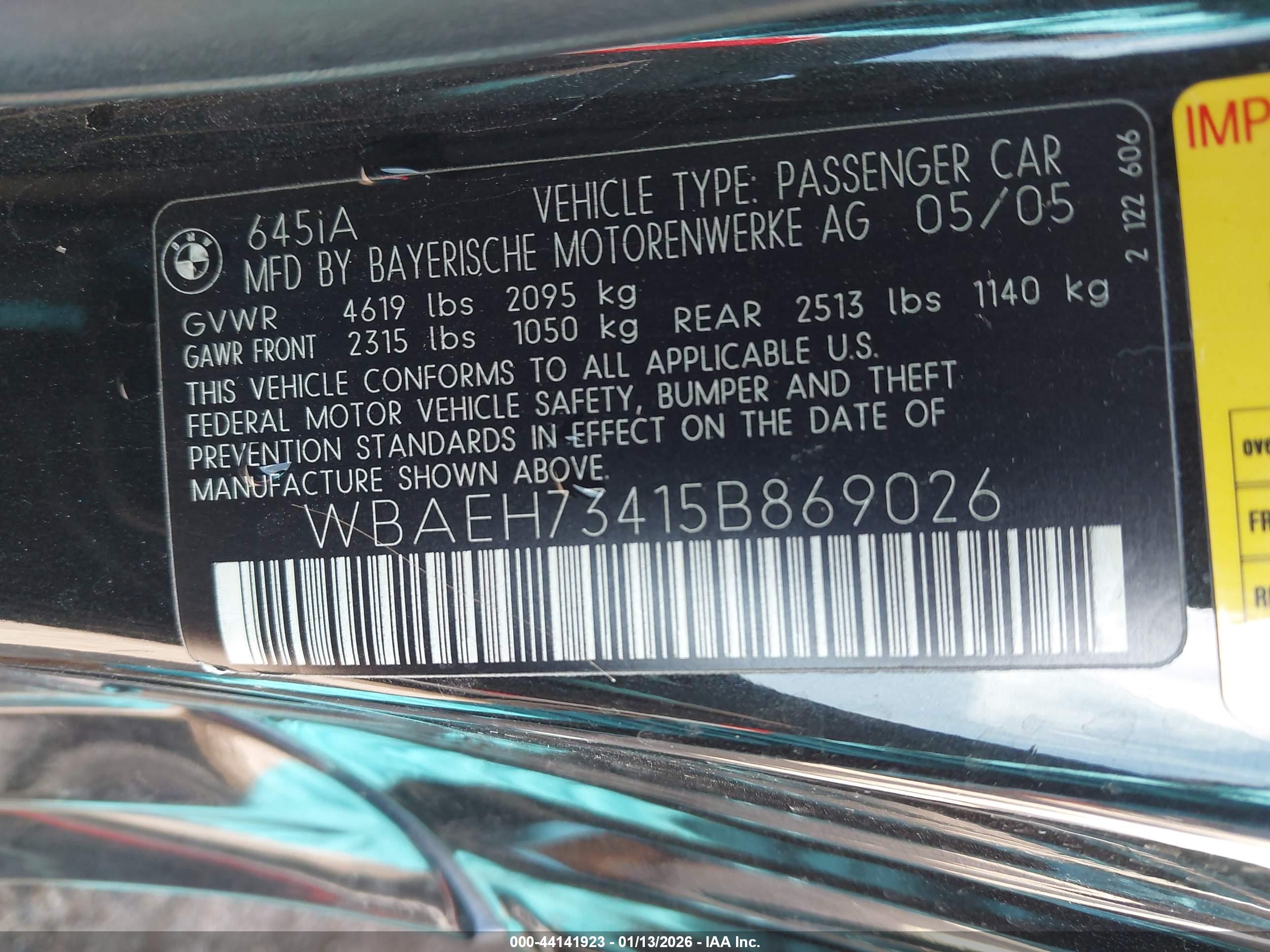 BMW 645CI image 9