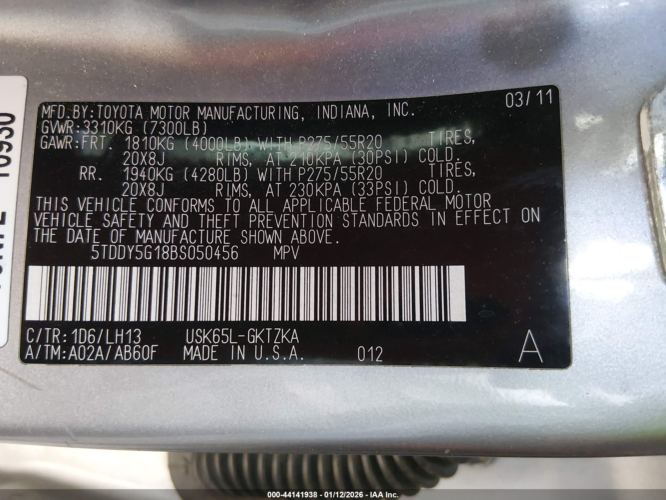 TOYOTA SEQUOIA image 9