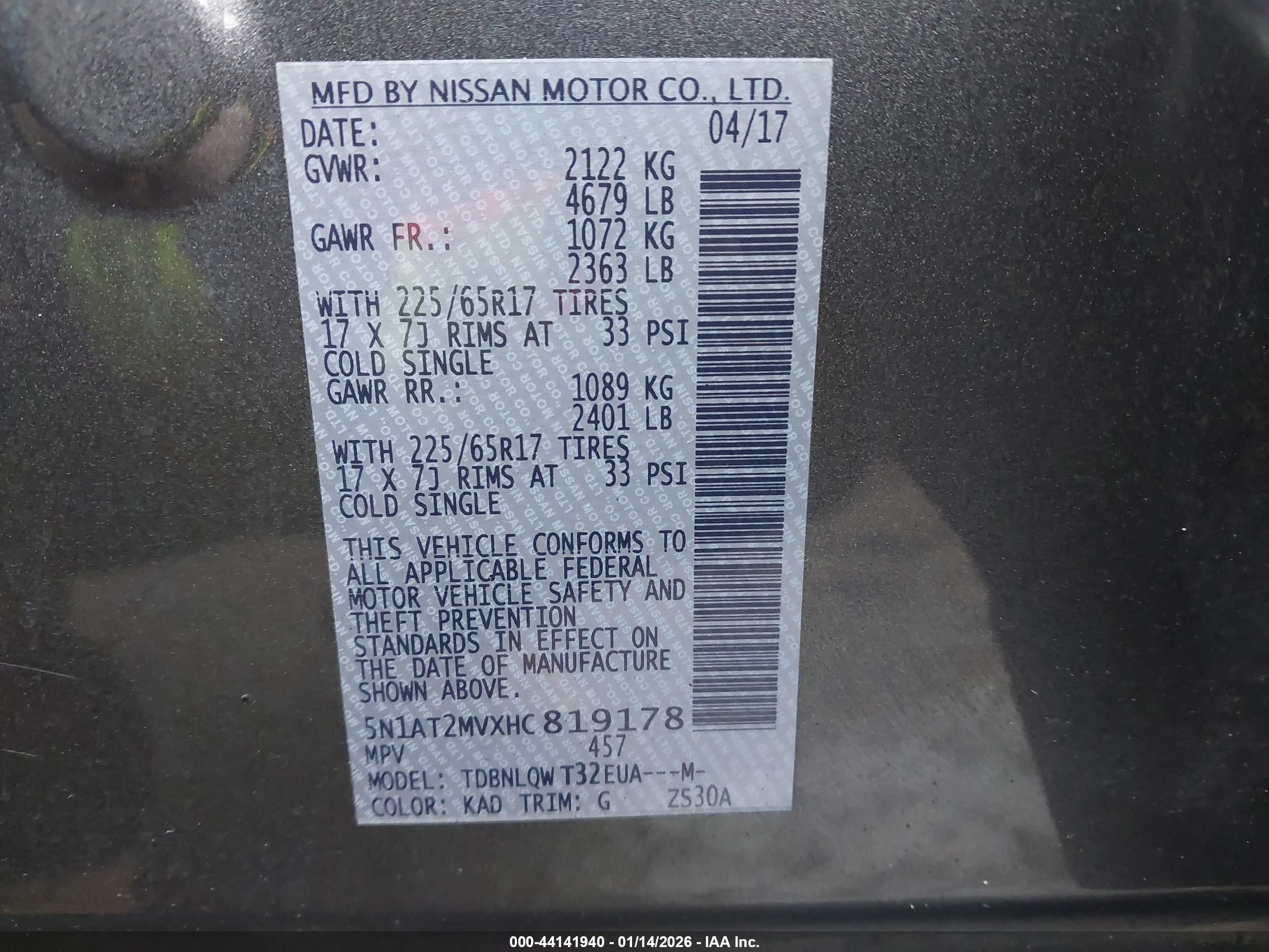 NISSAN ROGUE image 9