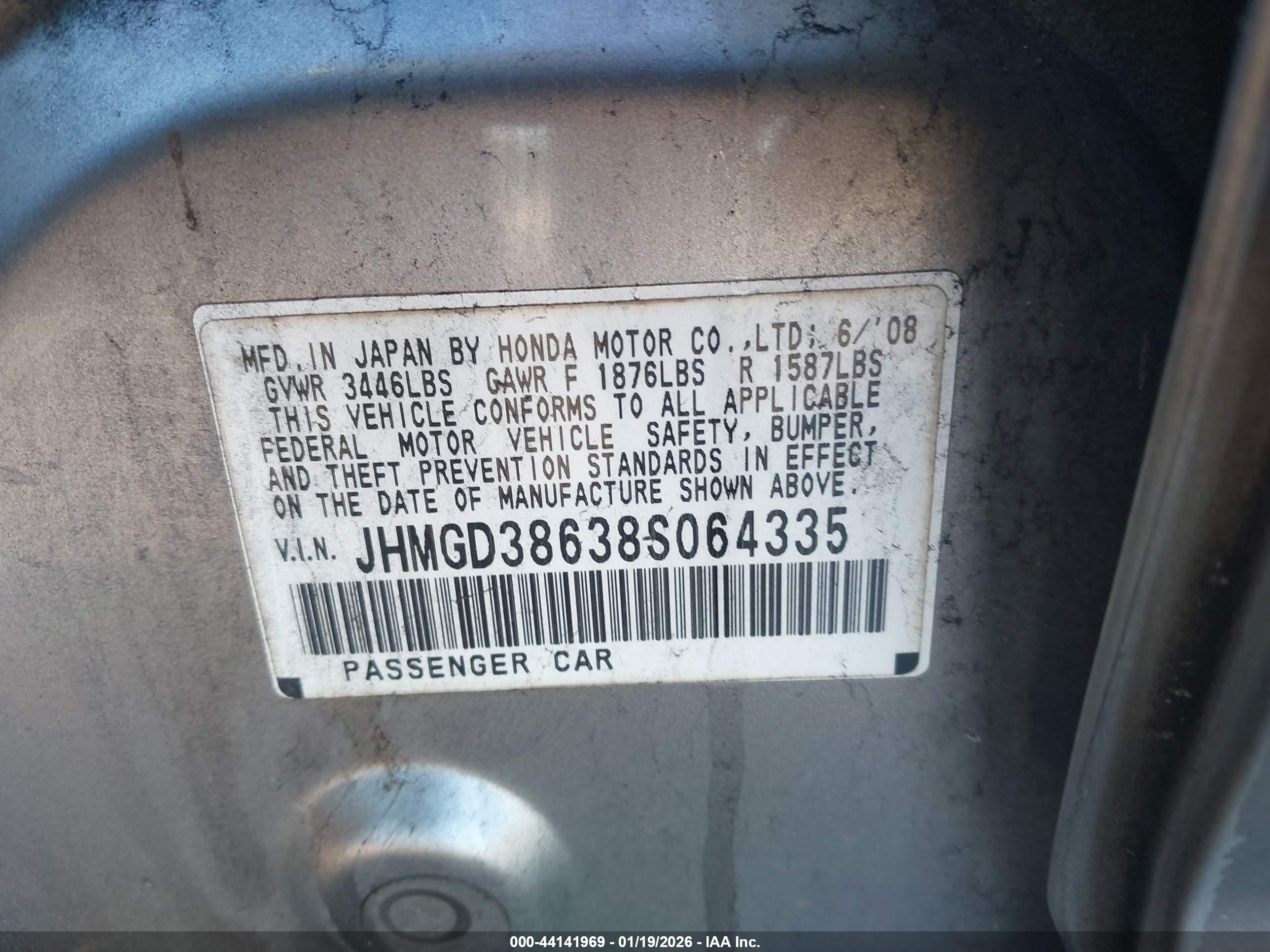 HONDA FIT image 9