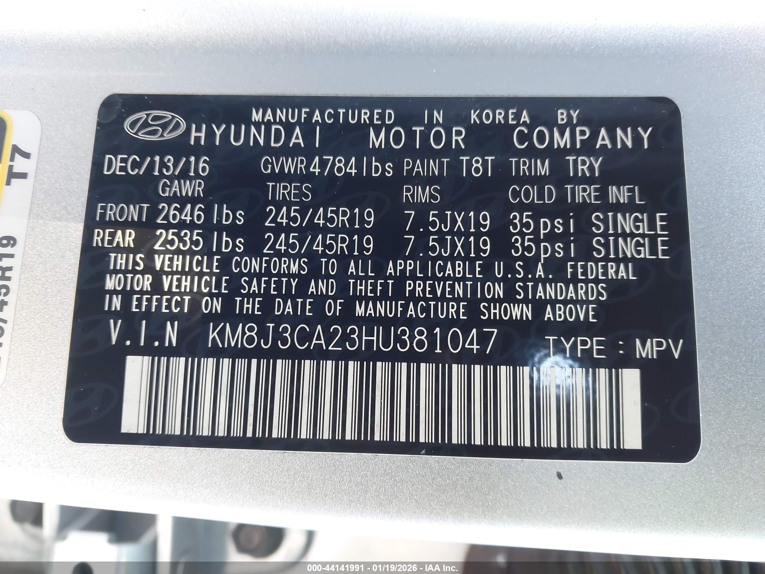 HYUNDAI TUCSON image 9
