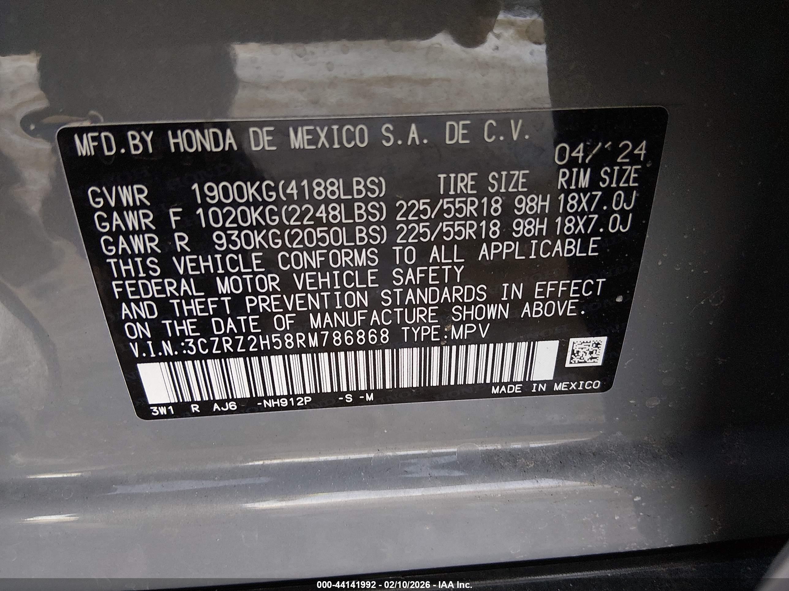 HONDA HR-V image 9