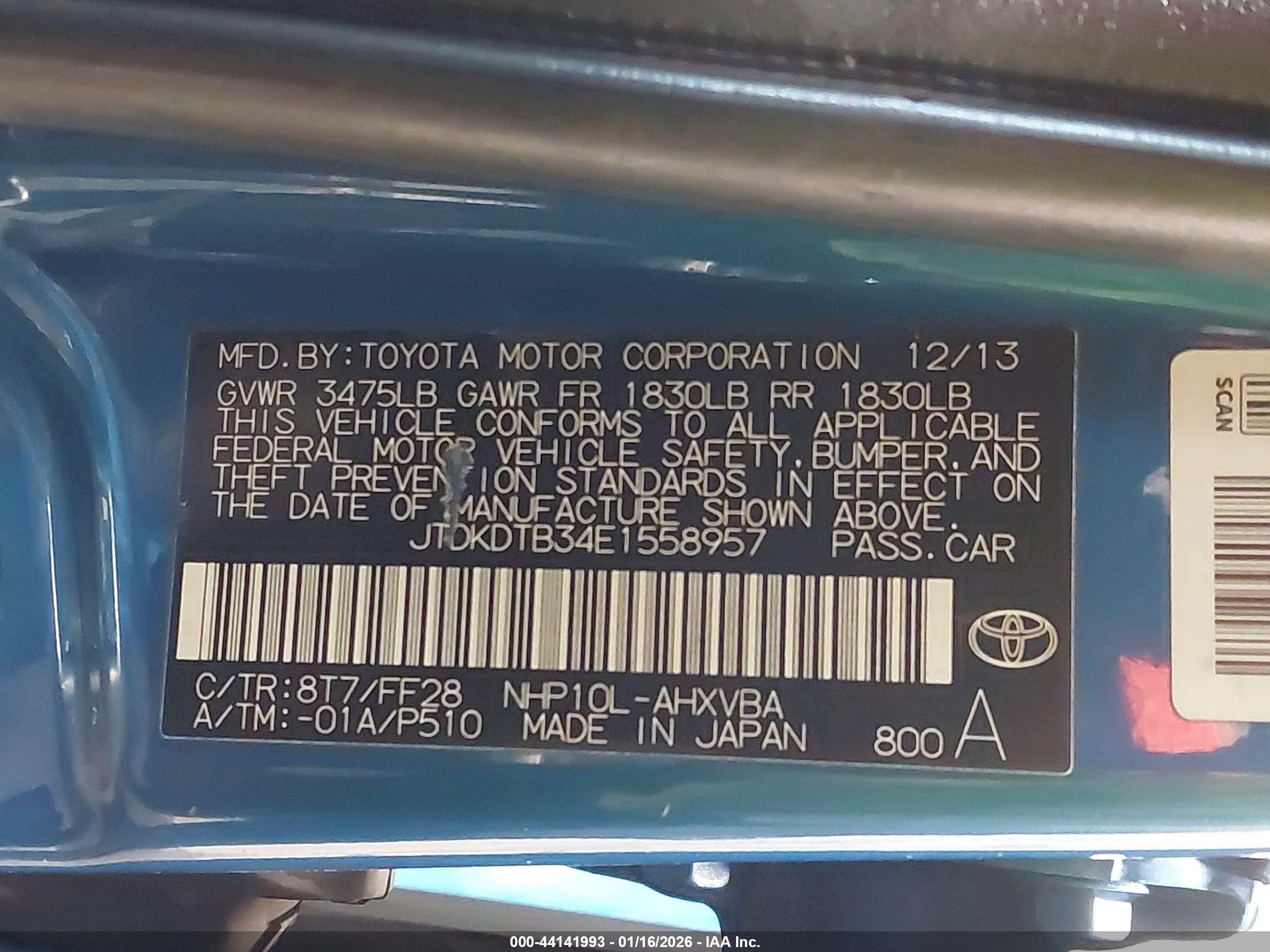 TOYOTA PRIUS image 9