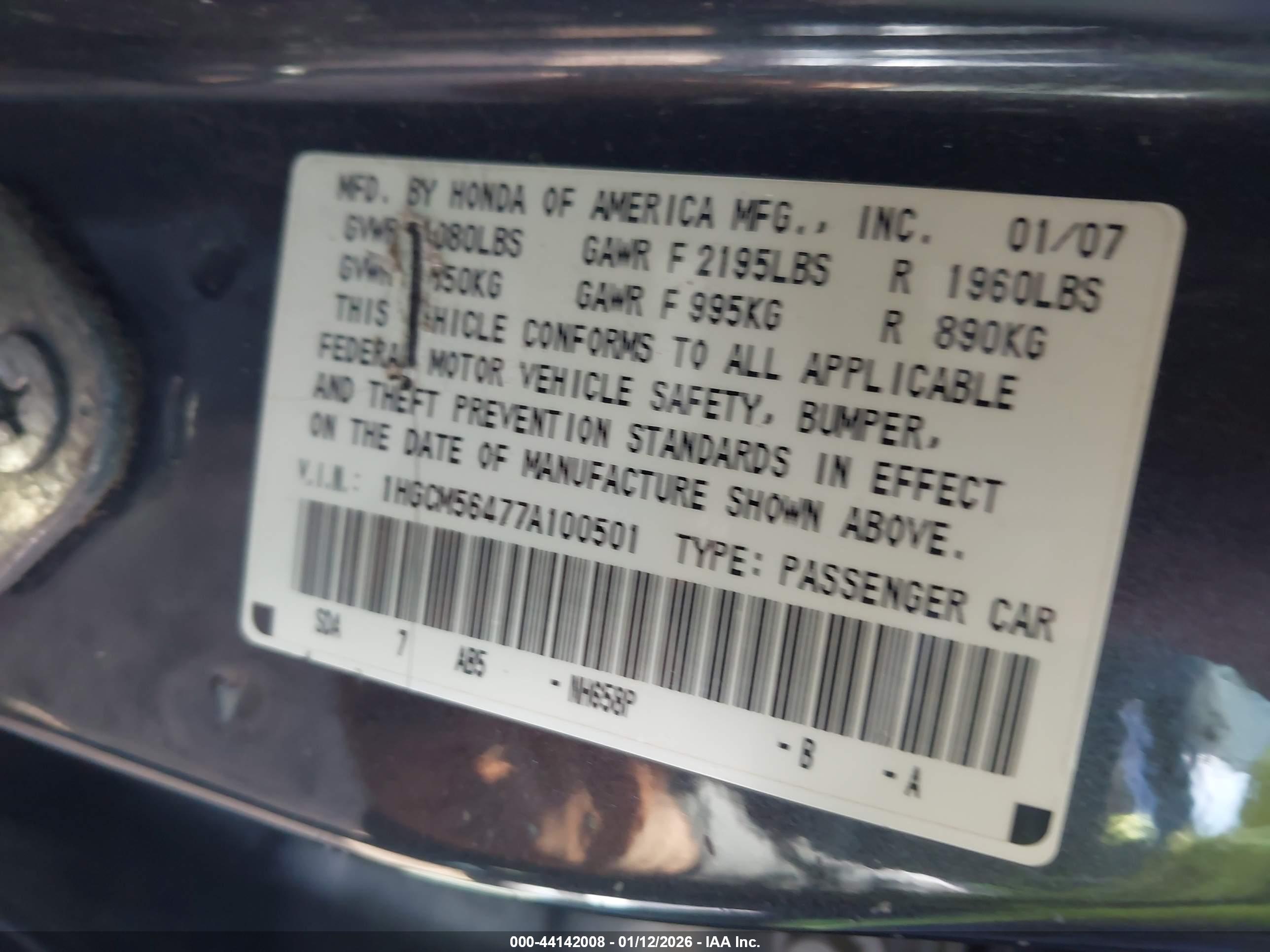 HONDA ACCORD image 9