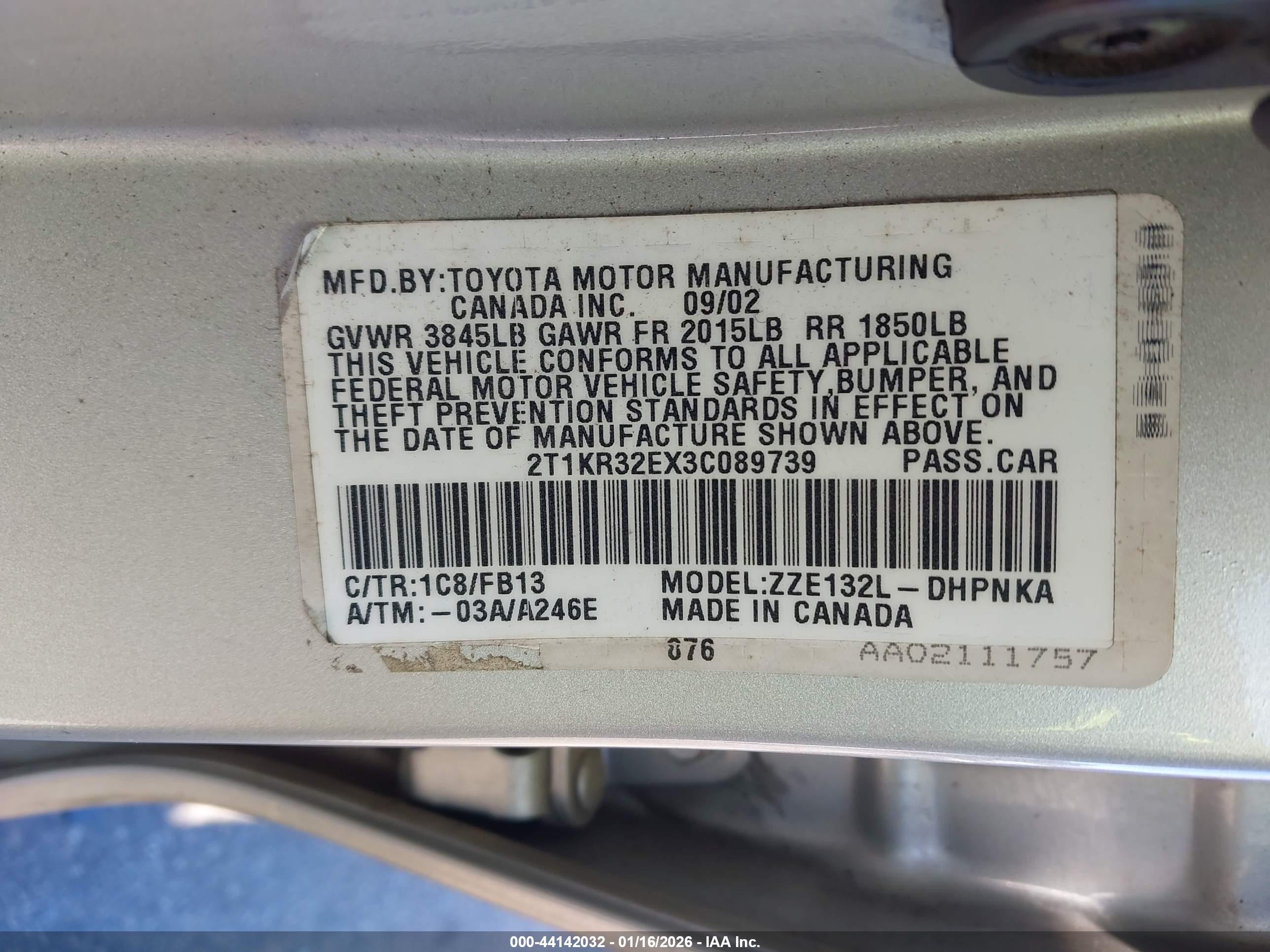 TOYOTA MATRIX image 9