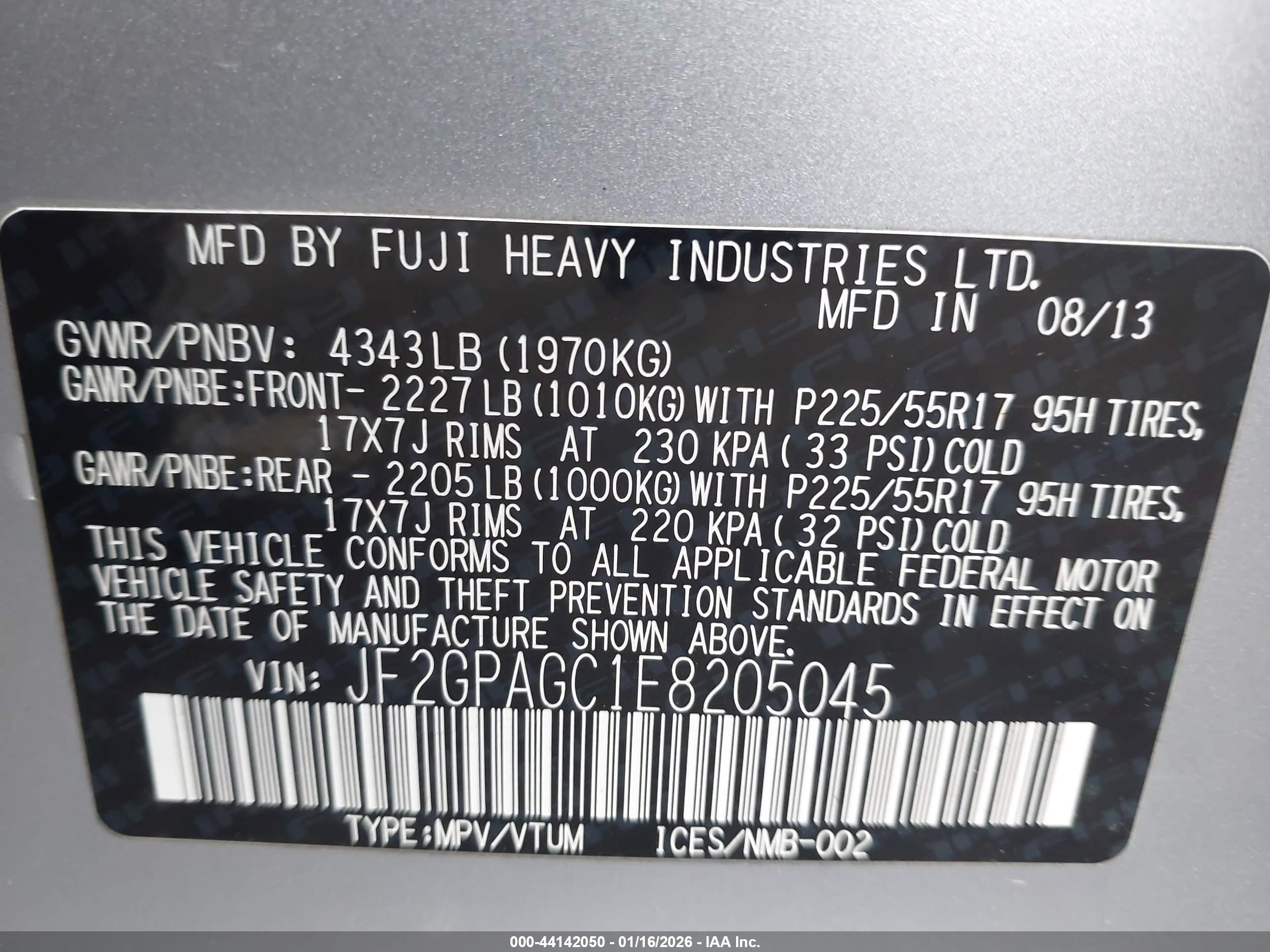 SUBARU XV image 9