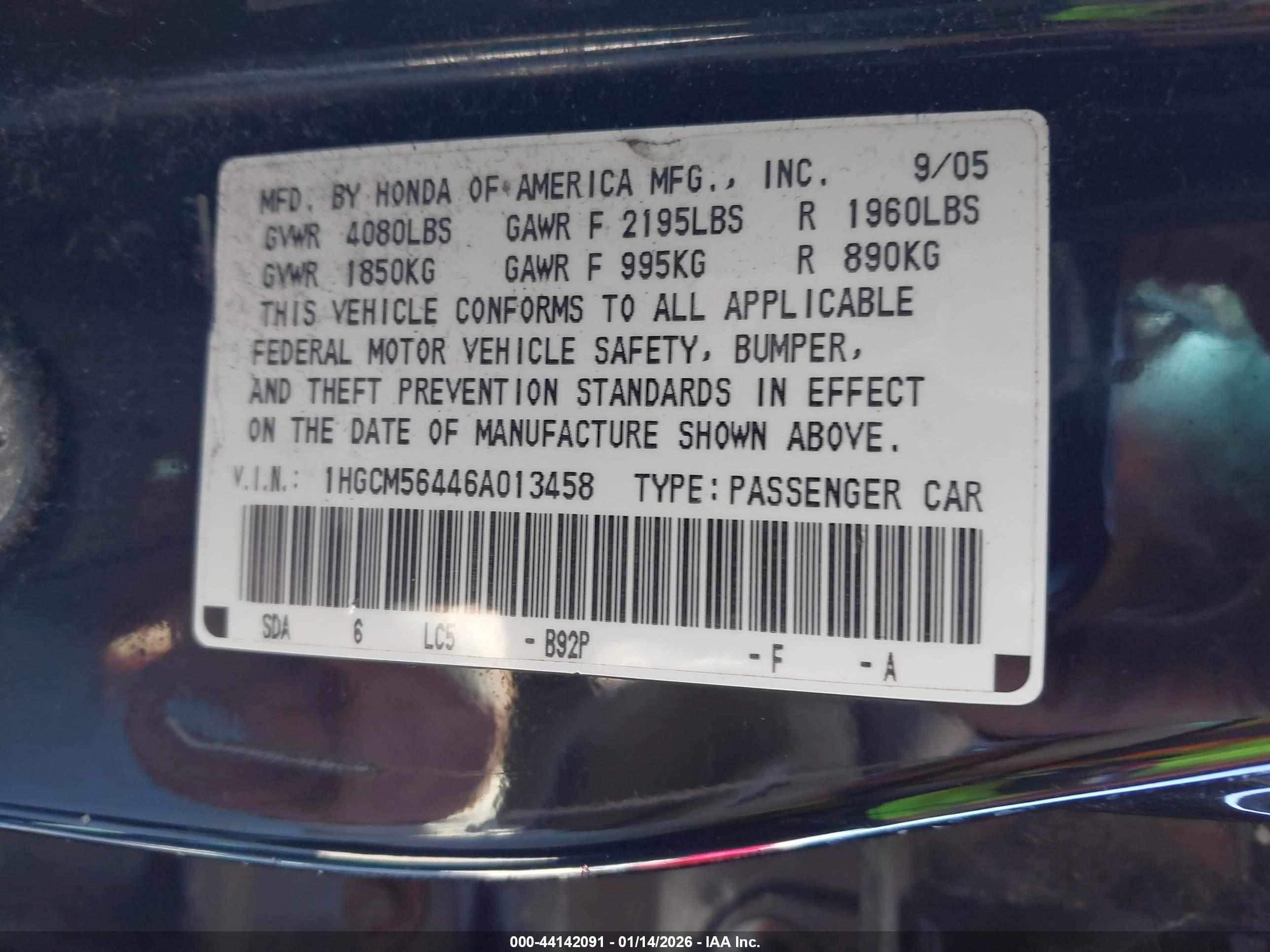 HONDA ACCORD image 9