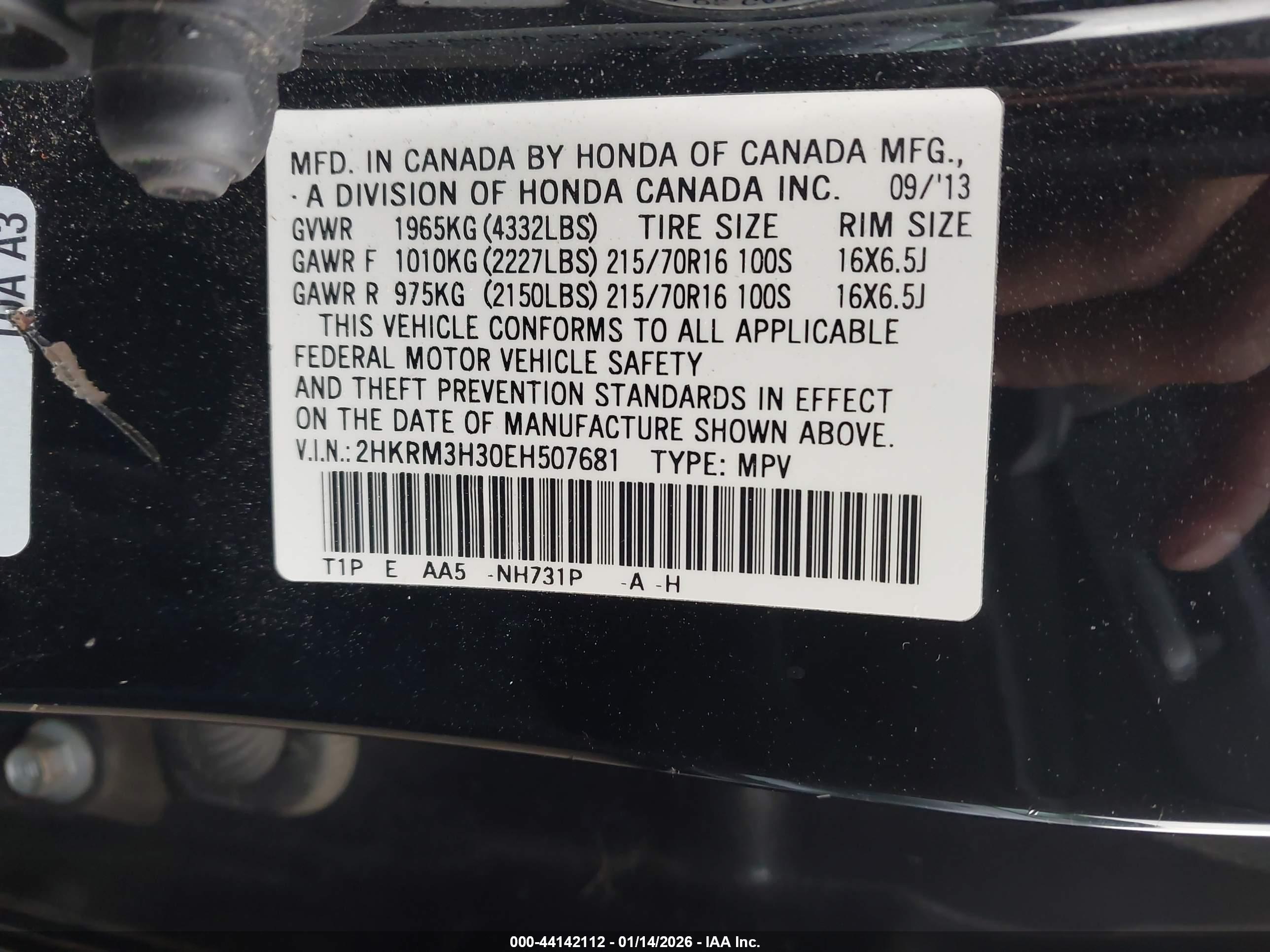 HONDA CR-V image 9