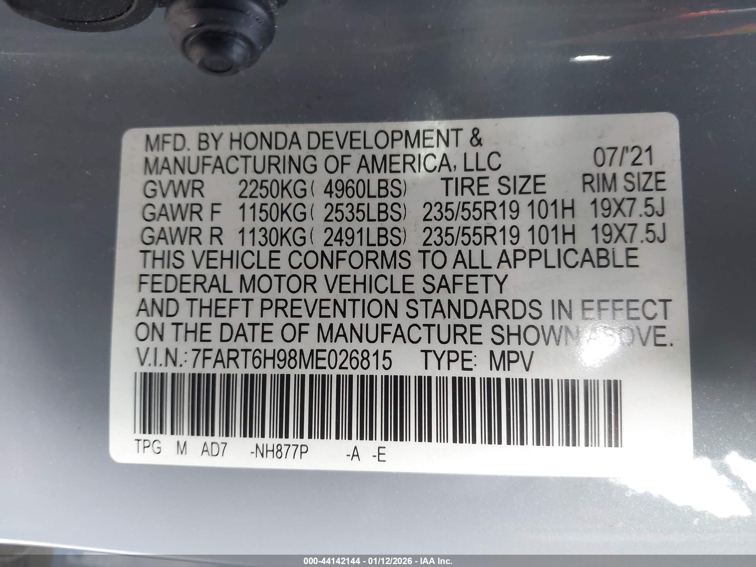 HONDA CR-V image 9