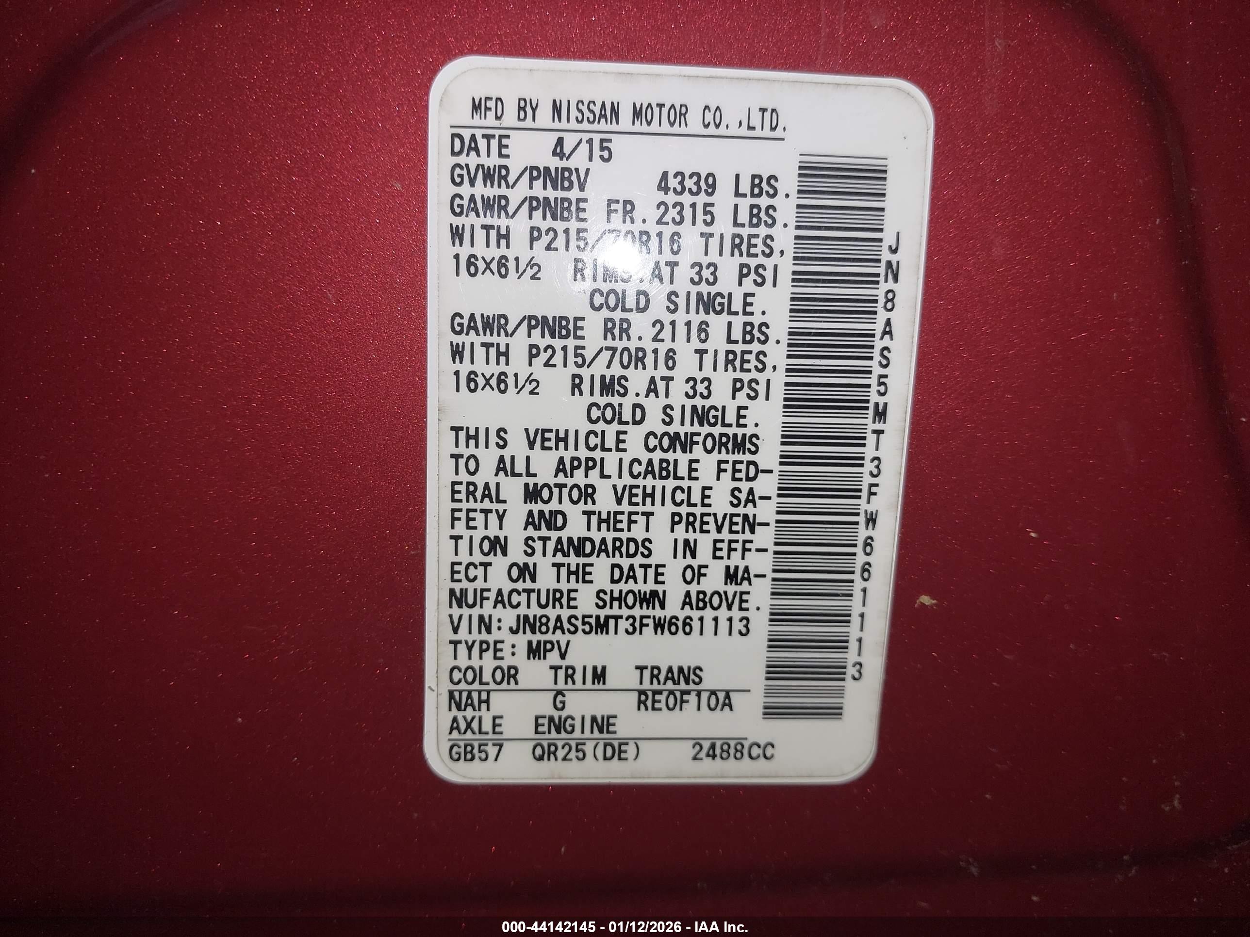 NISSAN ROGUE image 9