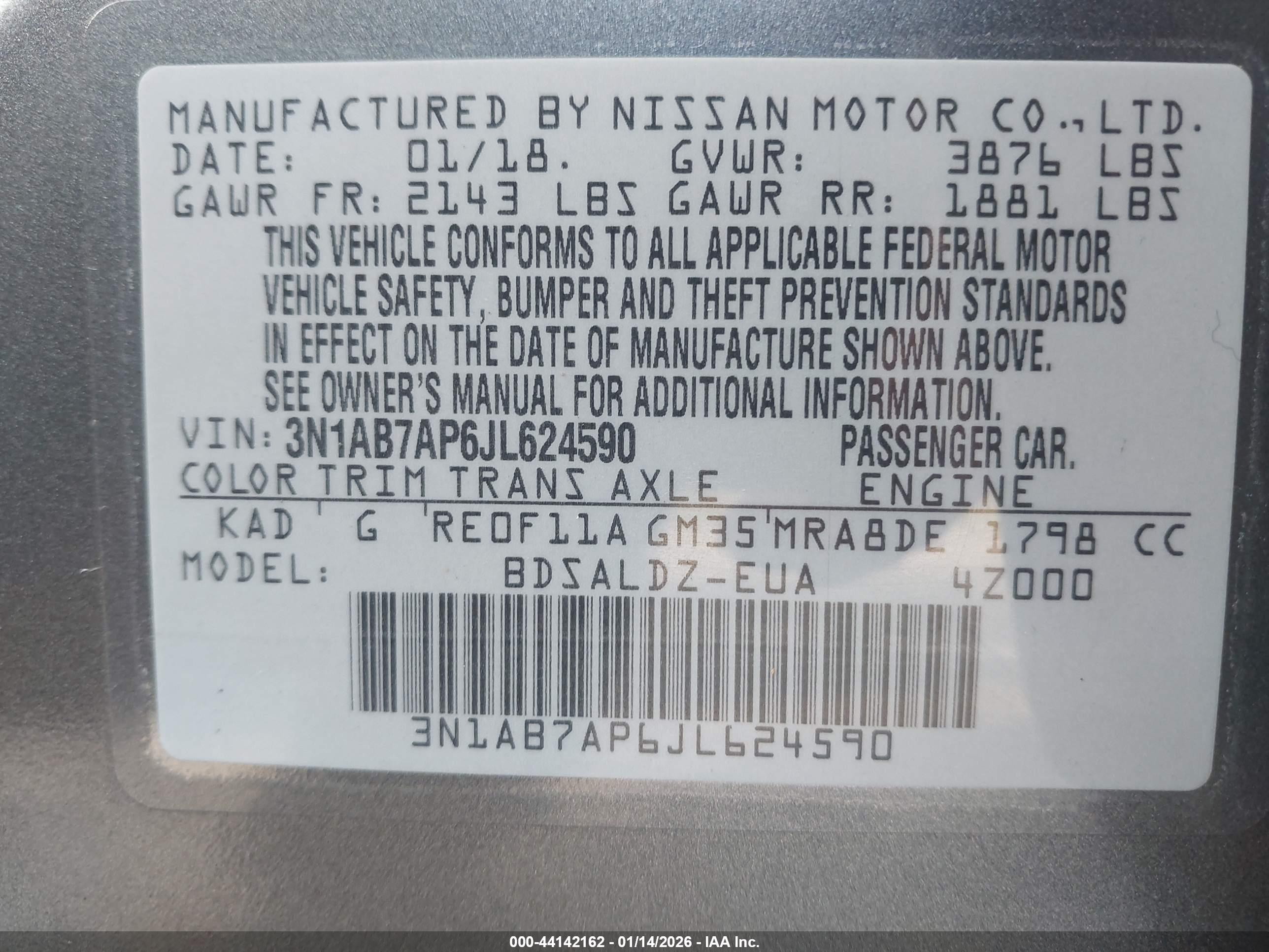 NISSAN SENTRA image 9
