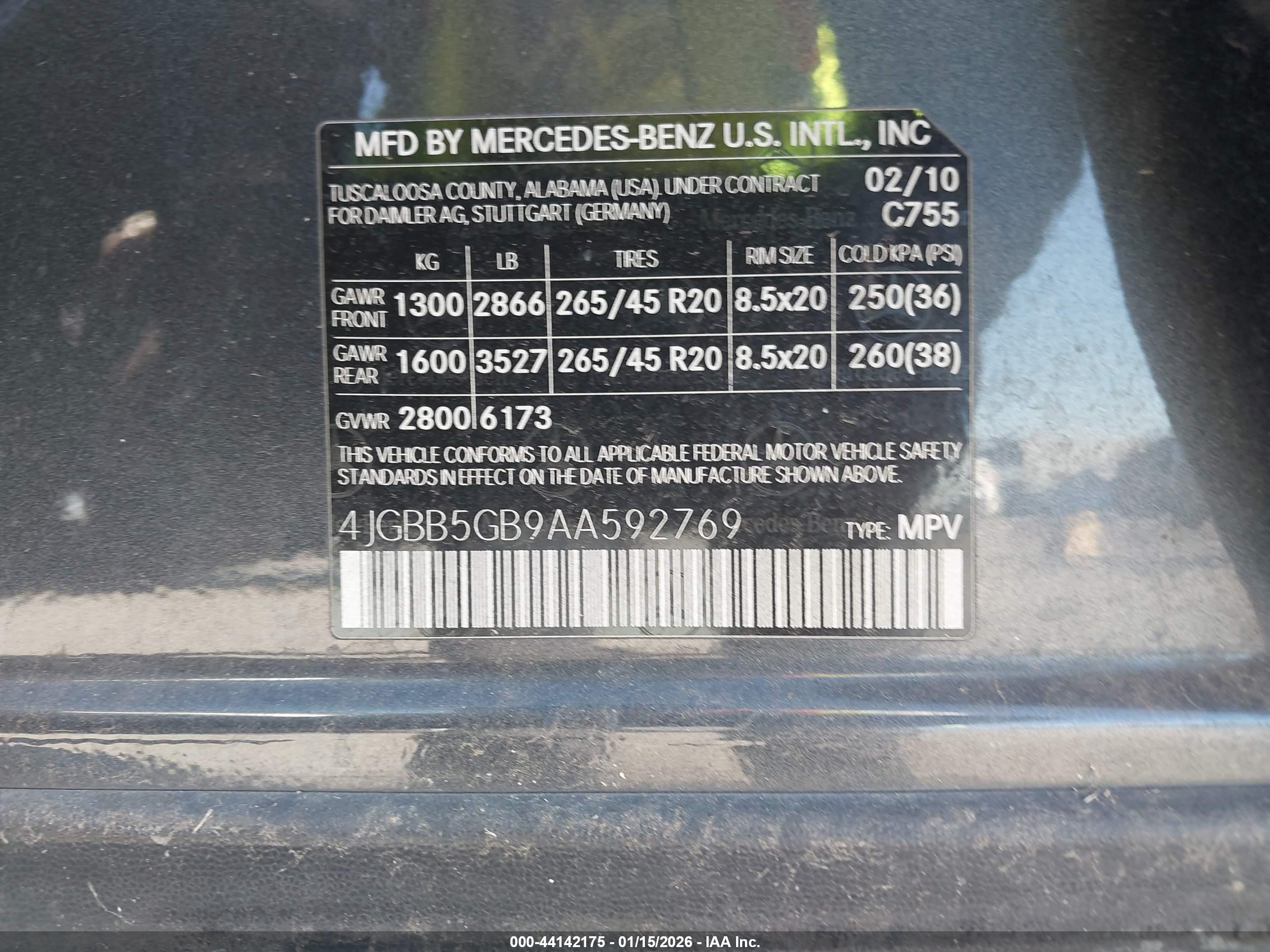 MERCEDES-BENZ ML image 9