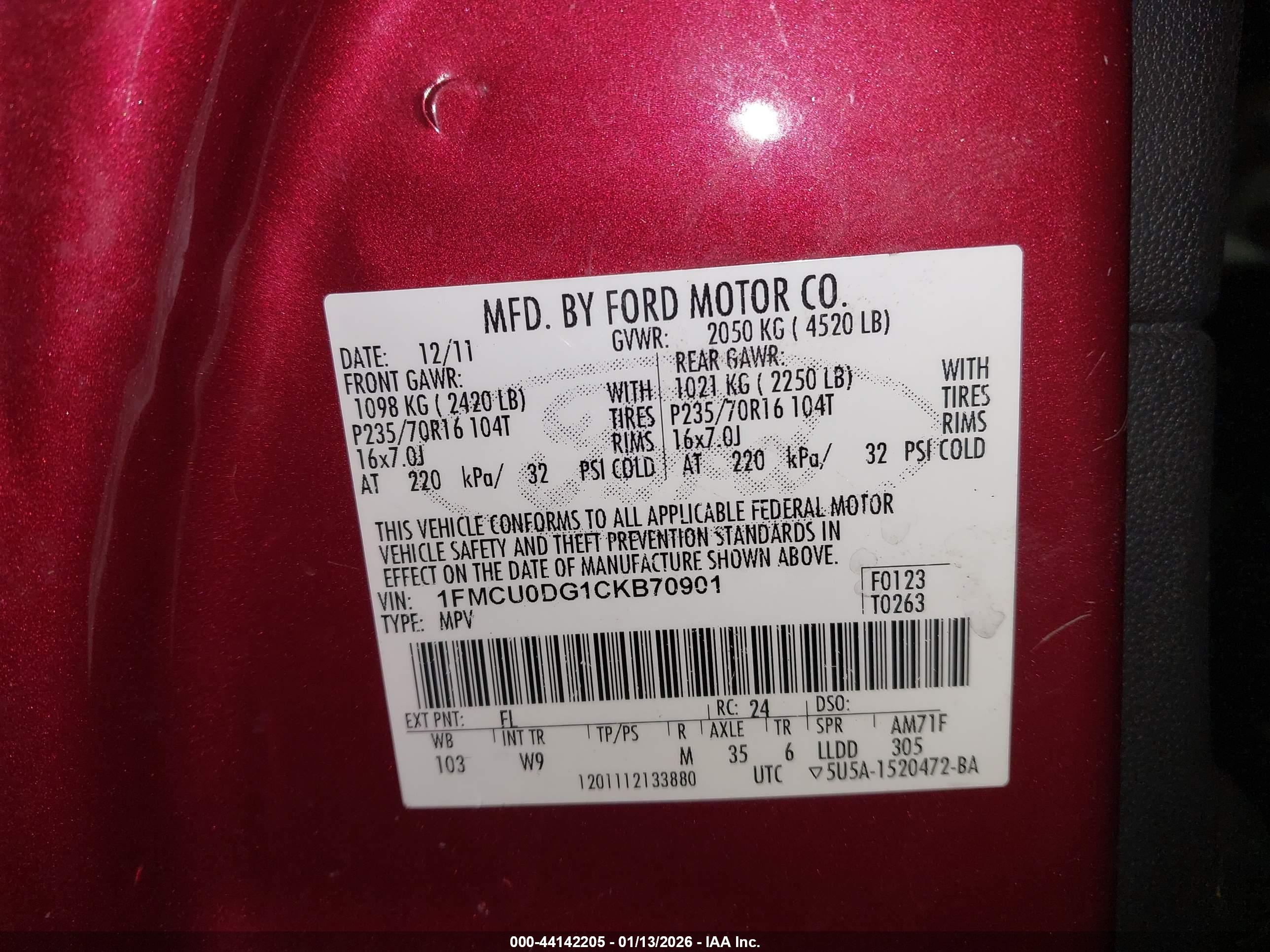 FORD ESCAPE image 9