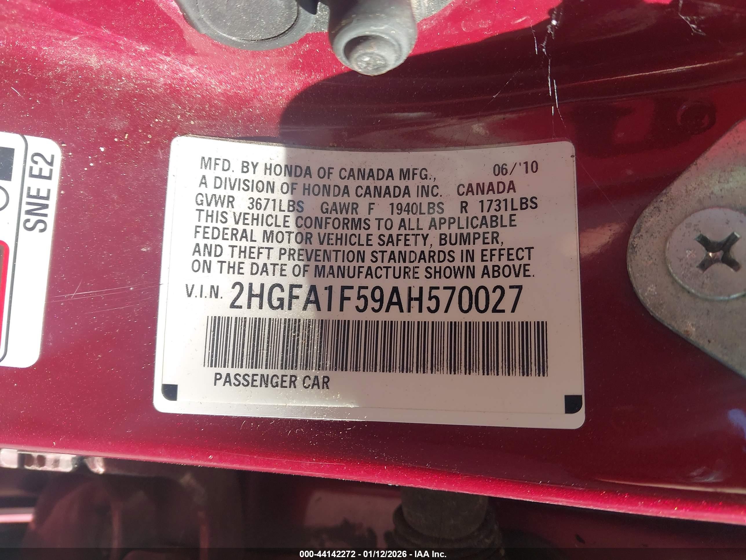 HONDA CIVIC image 9