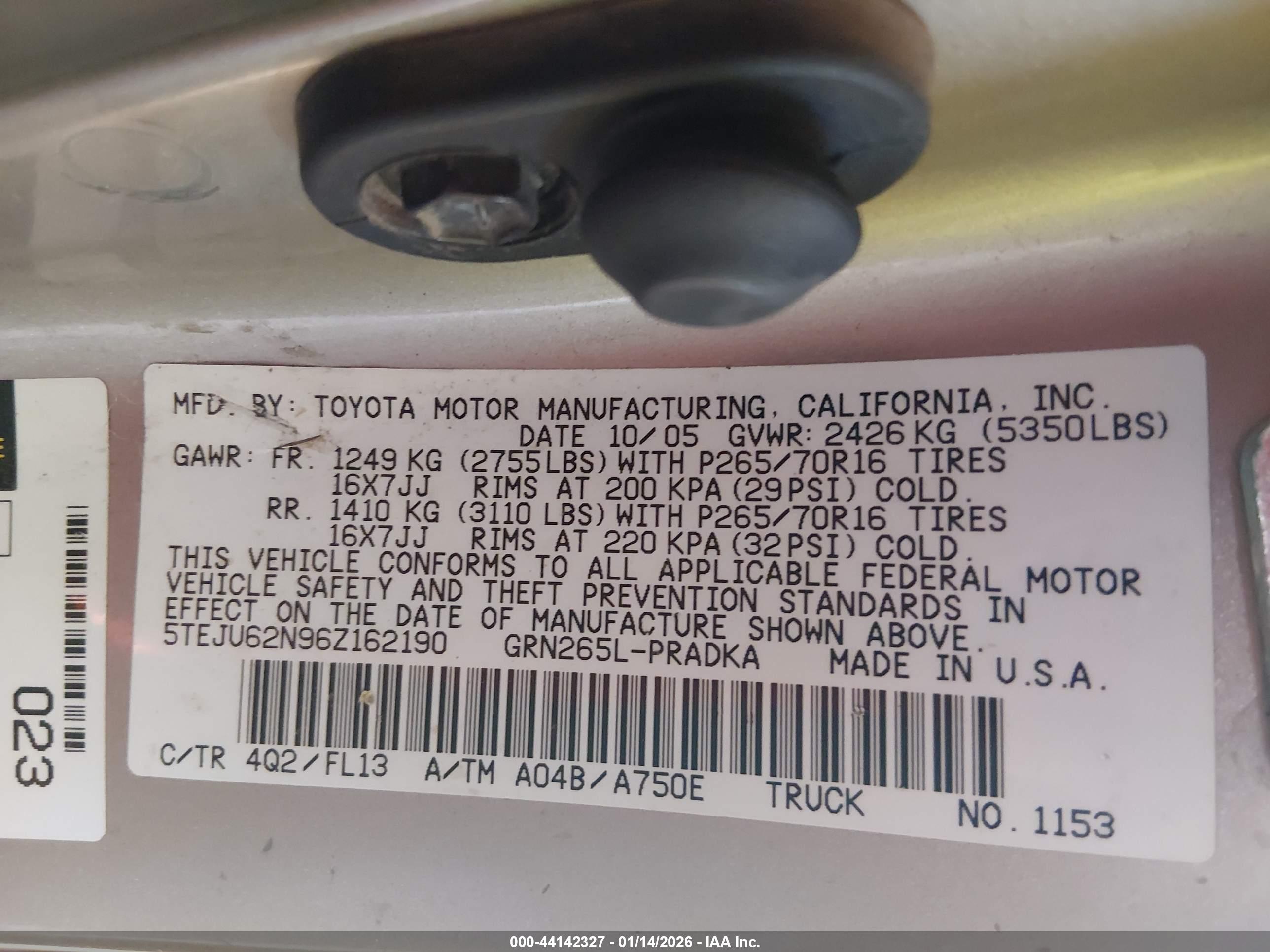 TOYOTA TACOMA image 9