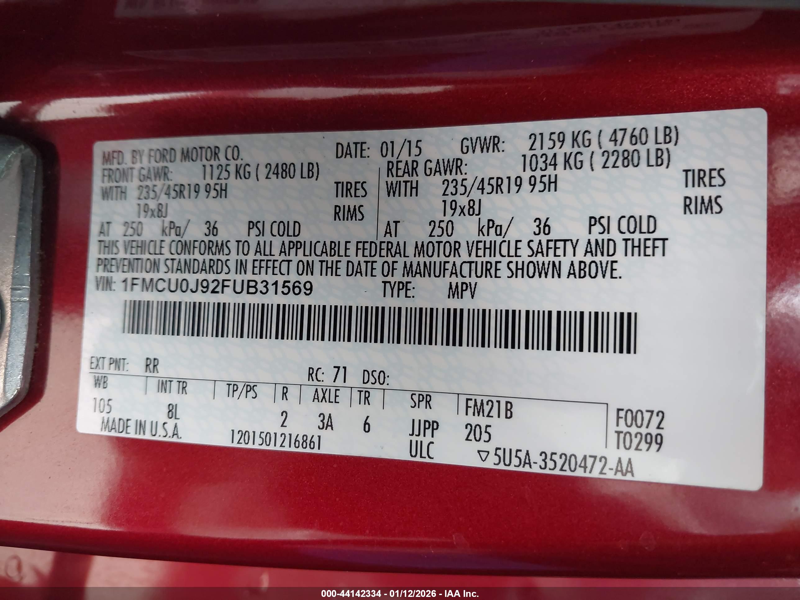 FORD ESCAPE image 9