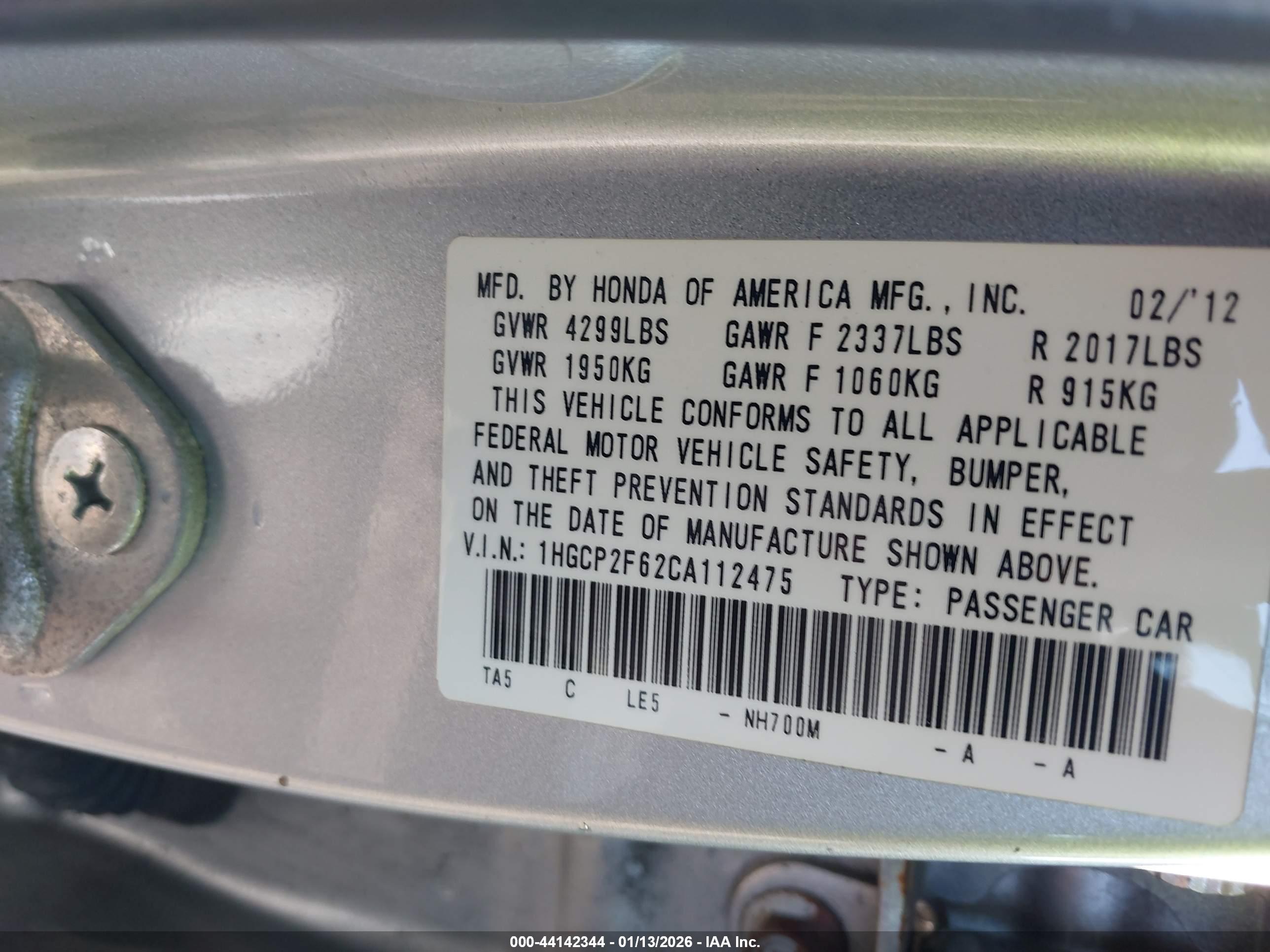 HONDA ACCORD image 9