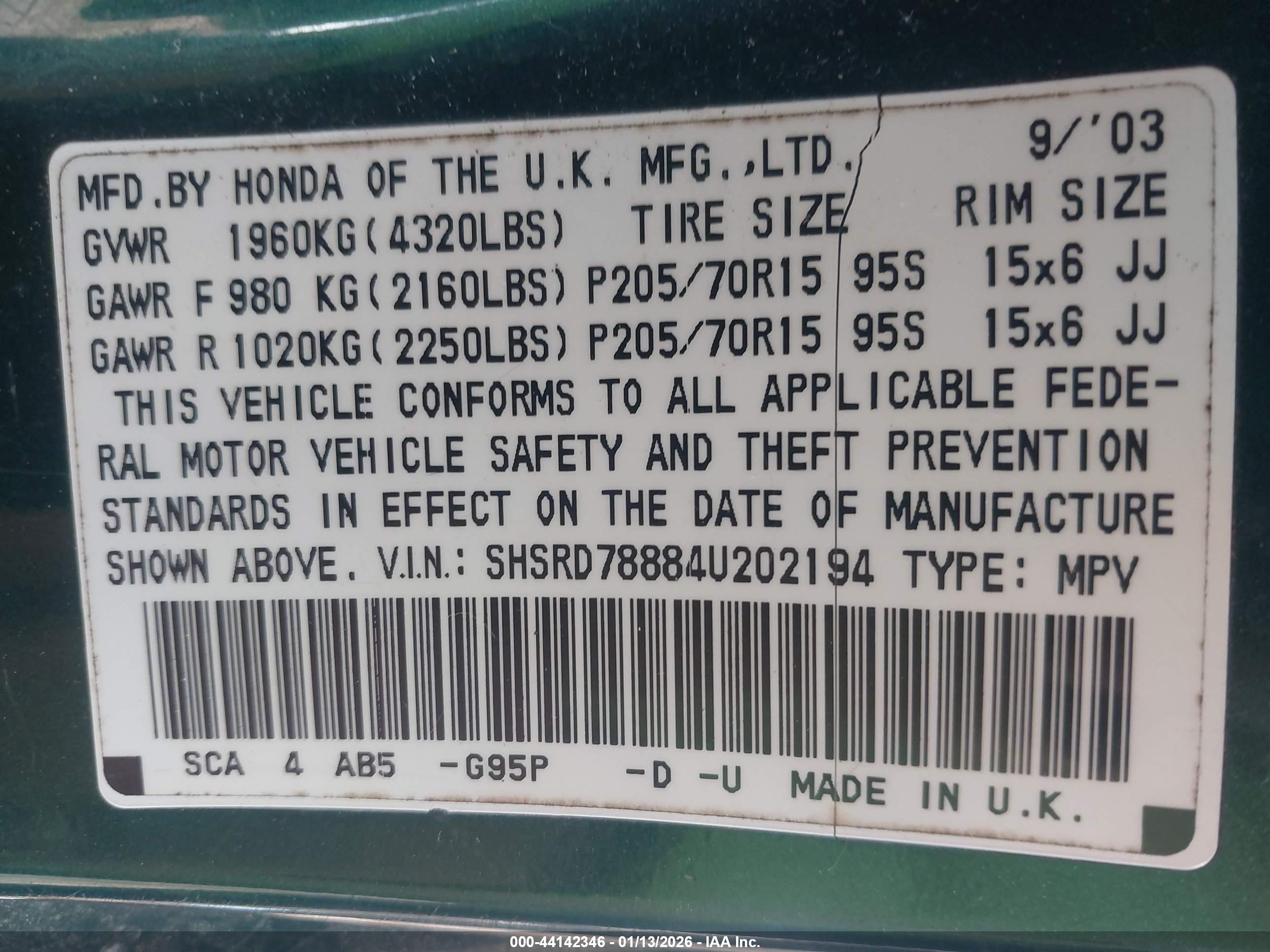 HONDA CR-V image 9