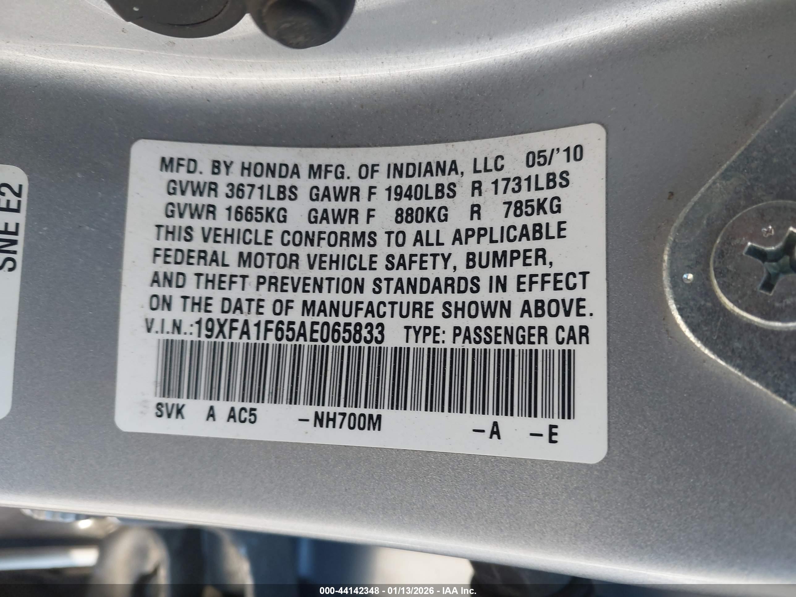 HONDA CIVIC image 9