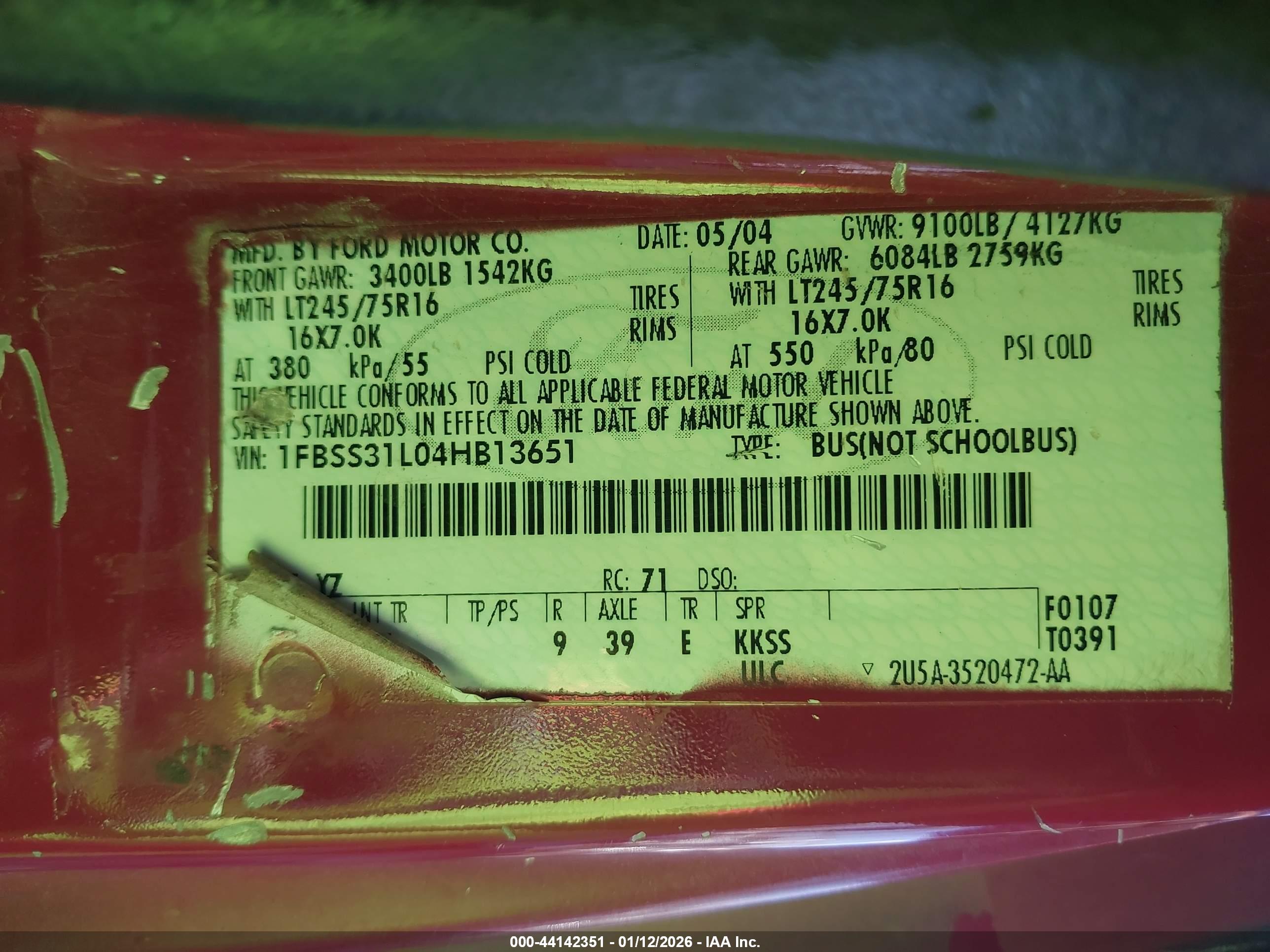 FORD E-350 image 9