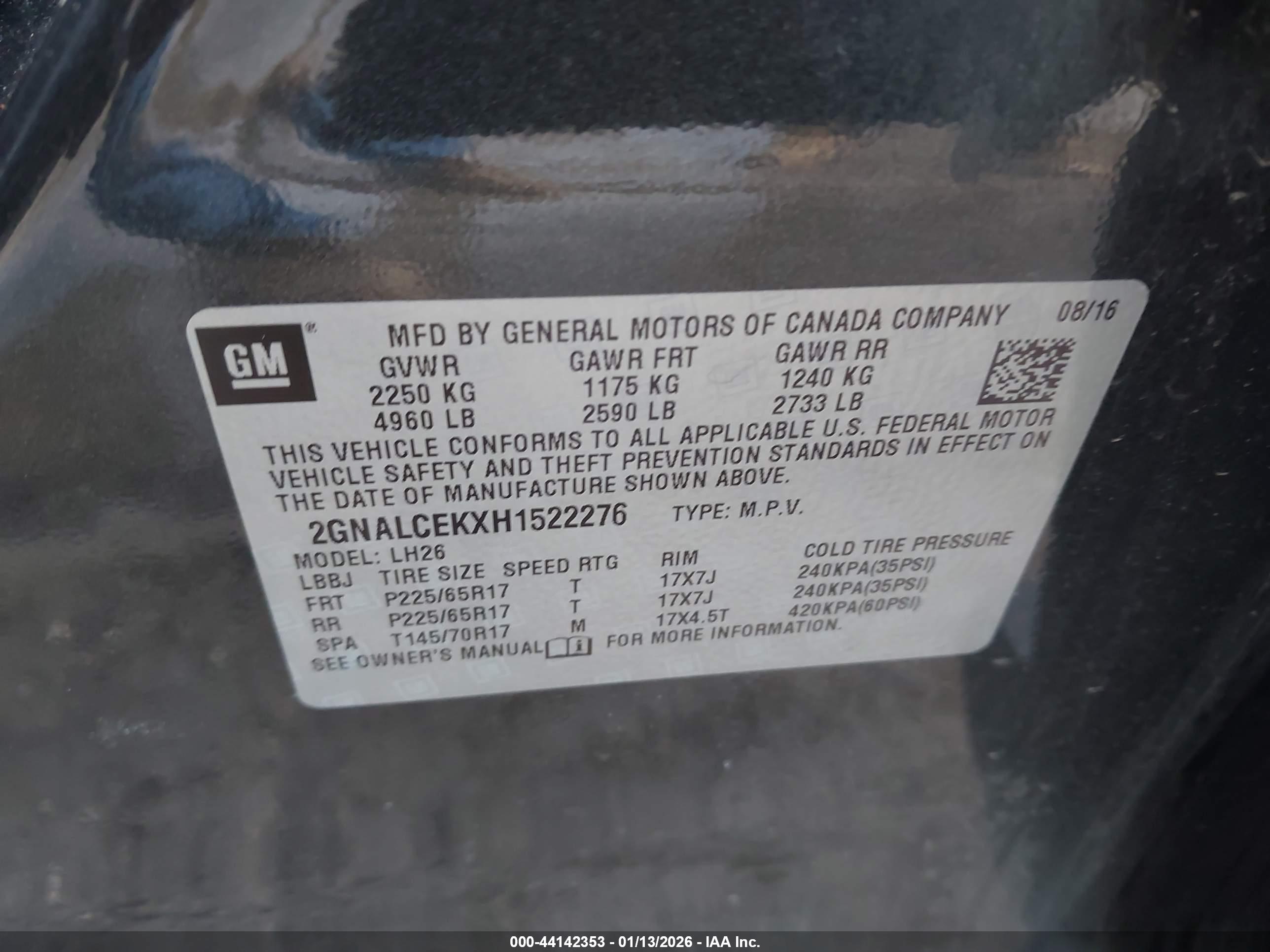 CHEVROLET EQUINOX image 9