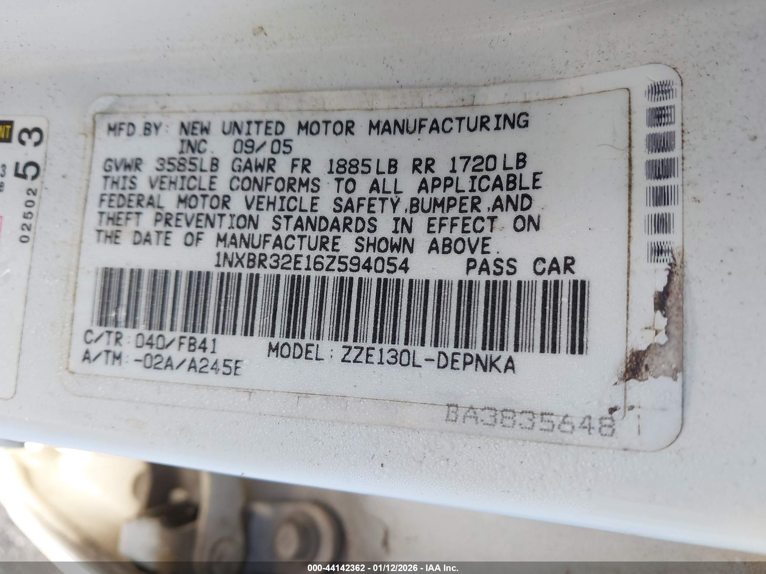TOYOTA COROLLA image 9