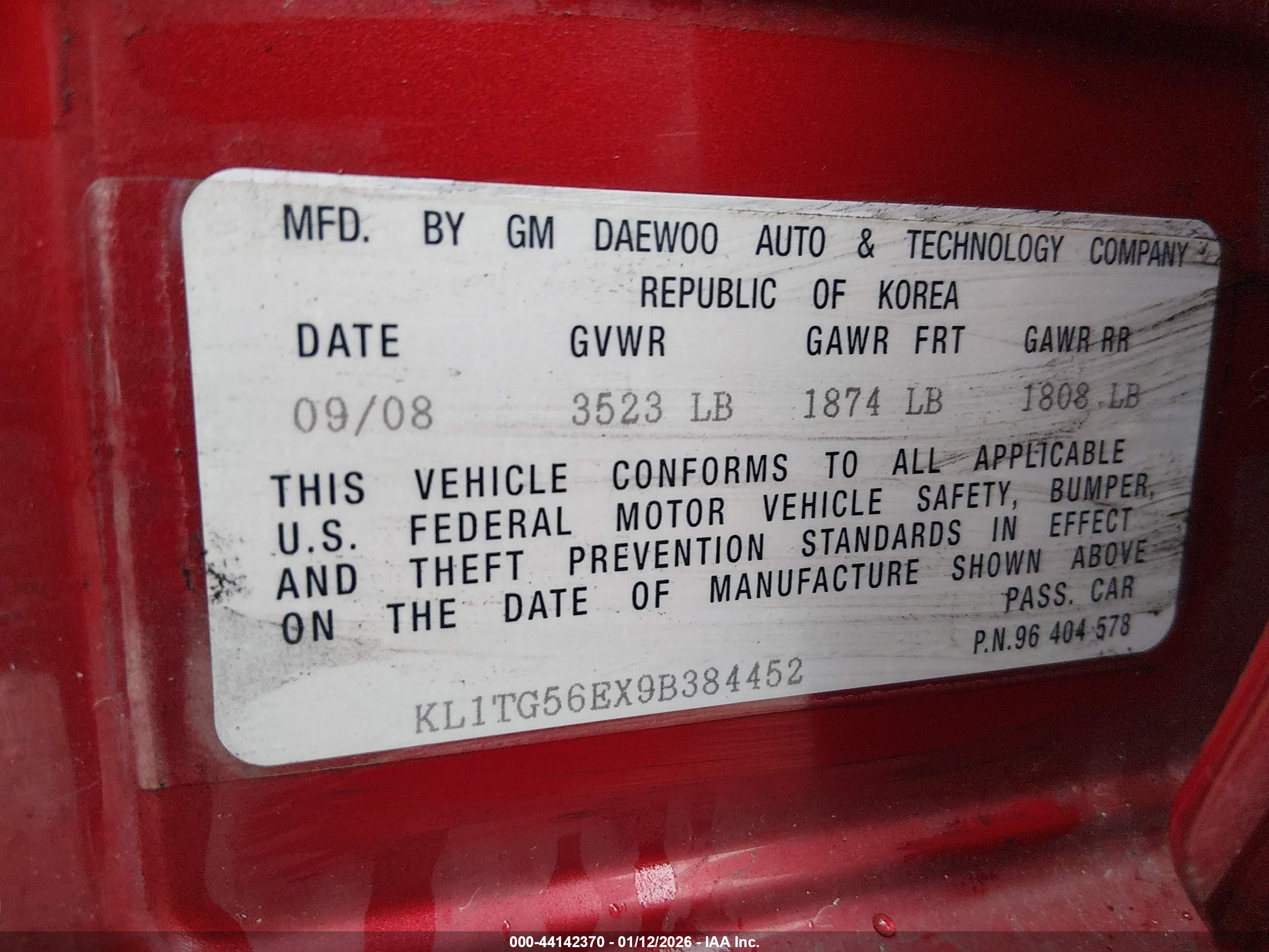 CHEVROLET AVEO image 9