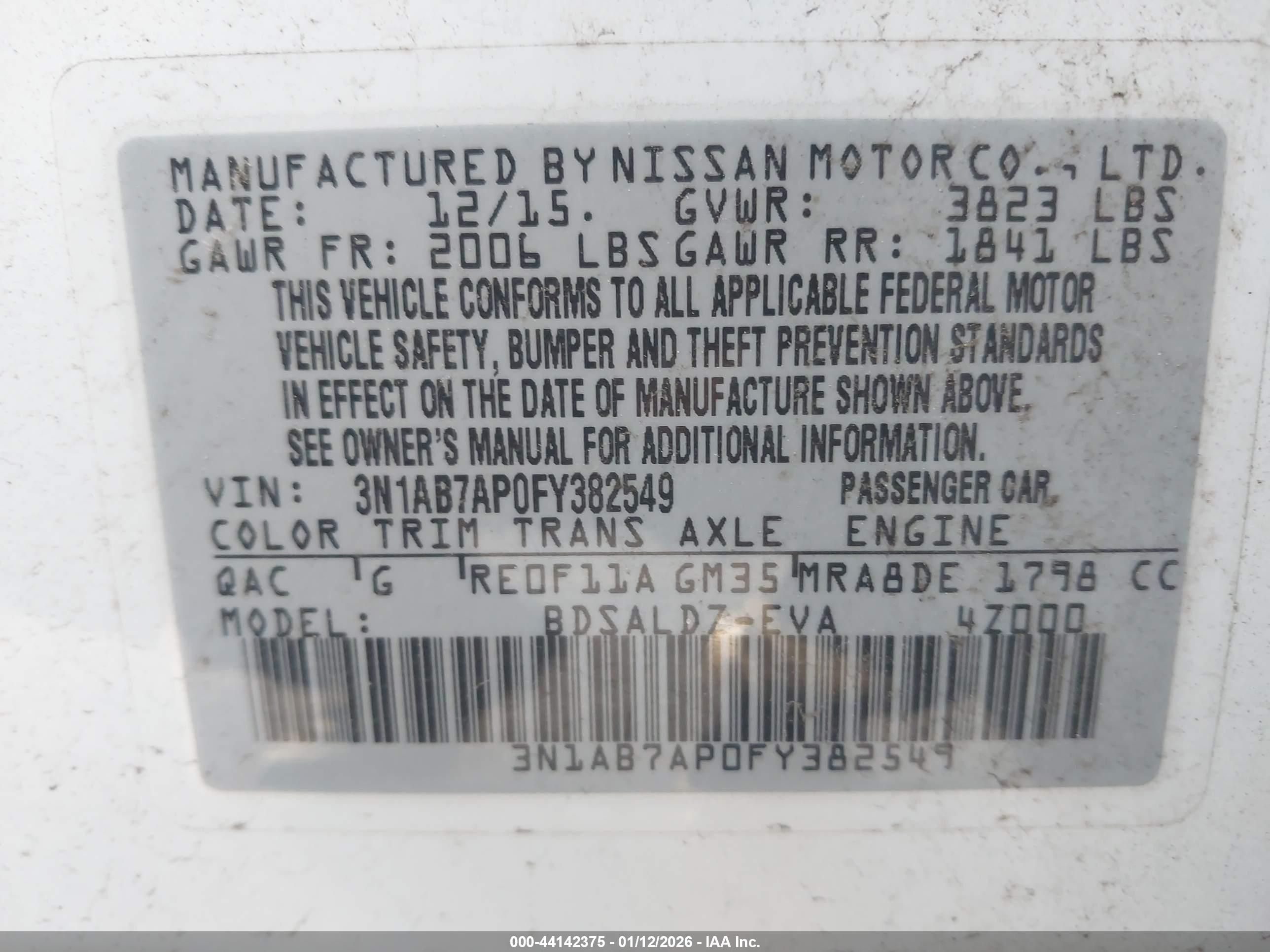 NISSAN SENTRA image 9