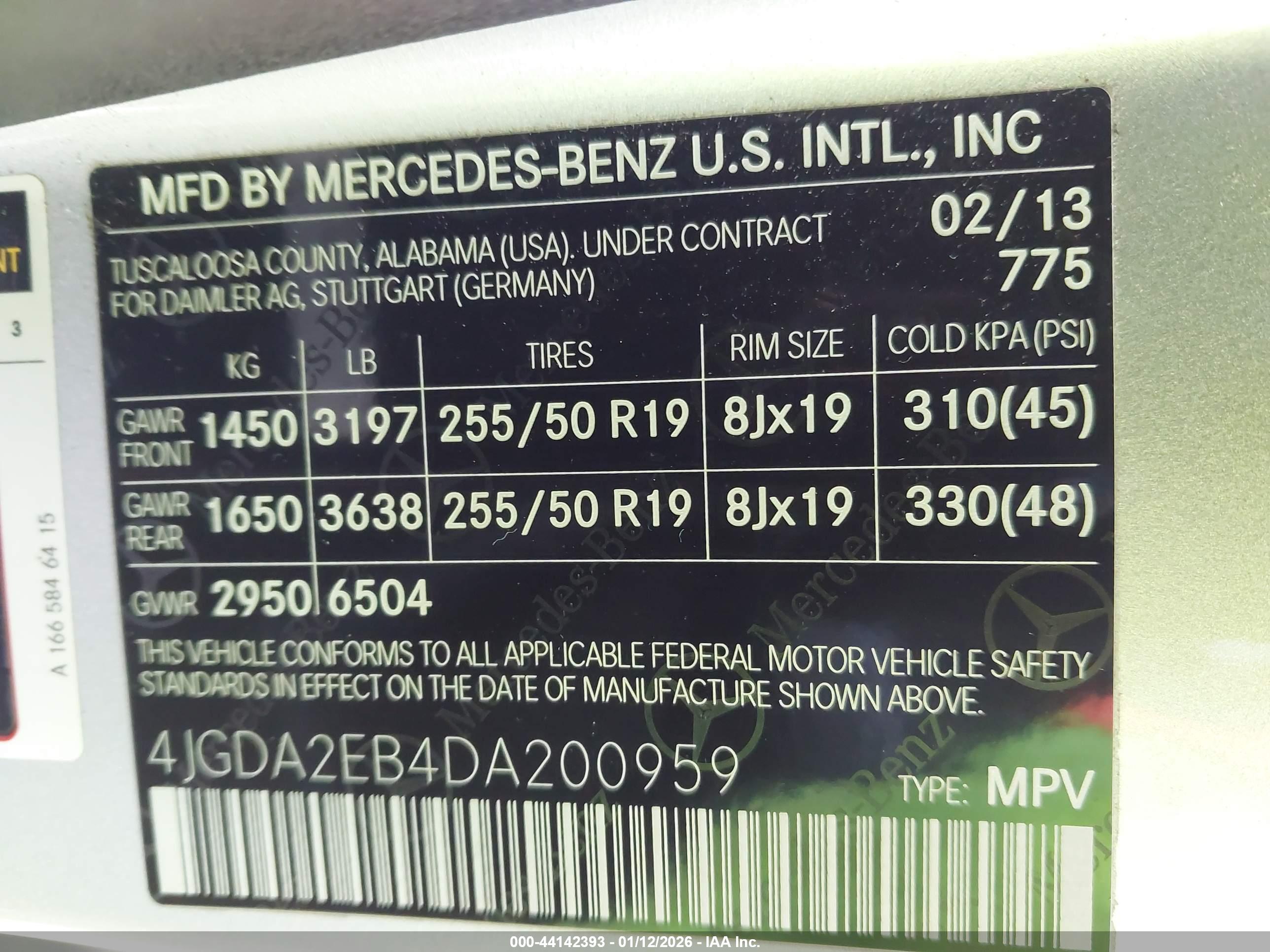 MERCEDES-BENZ ML image 9