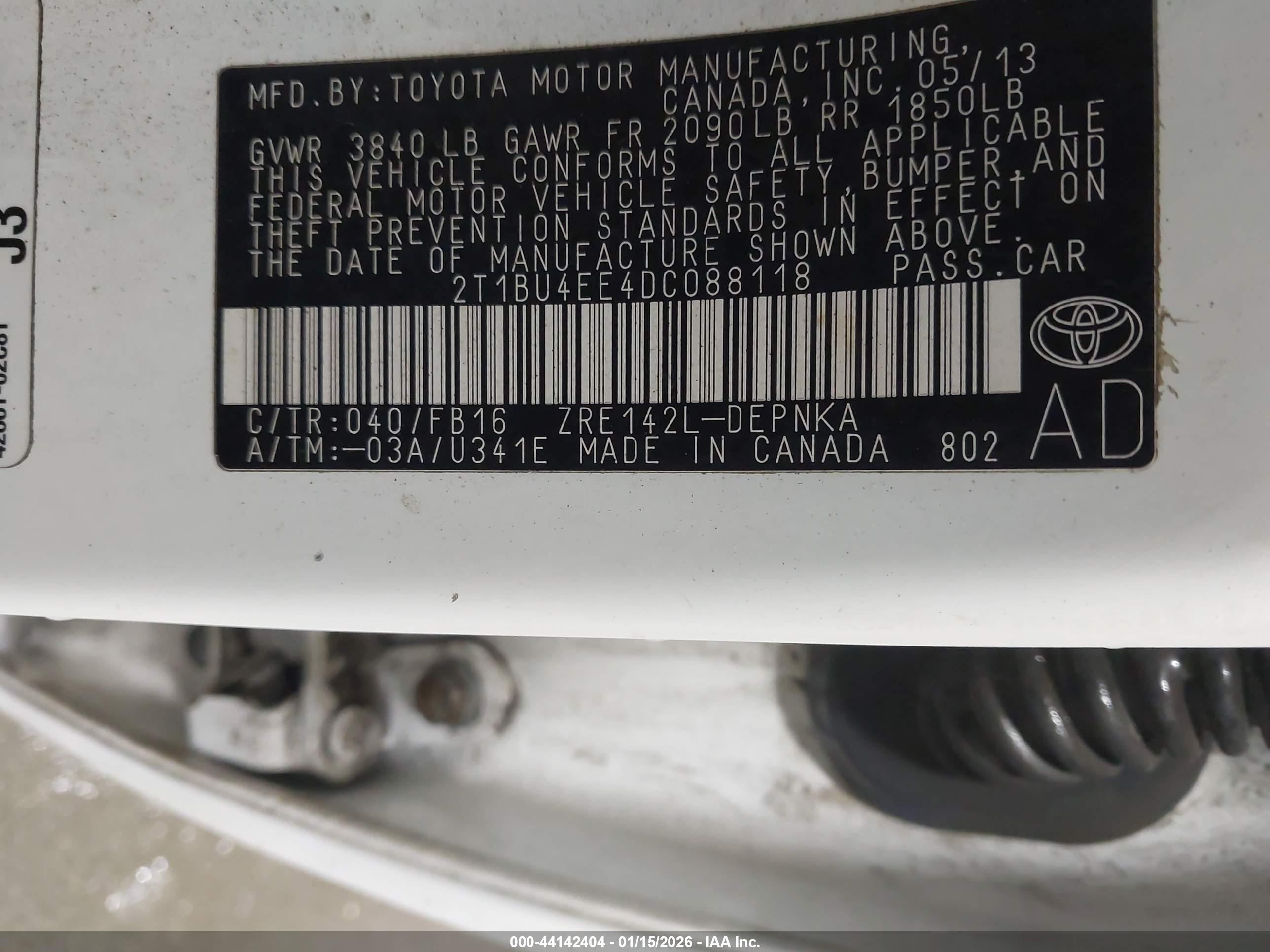 TOYOTA COROLLA image 9