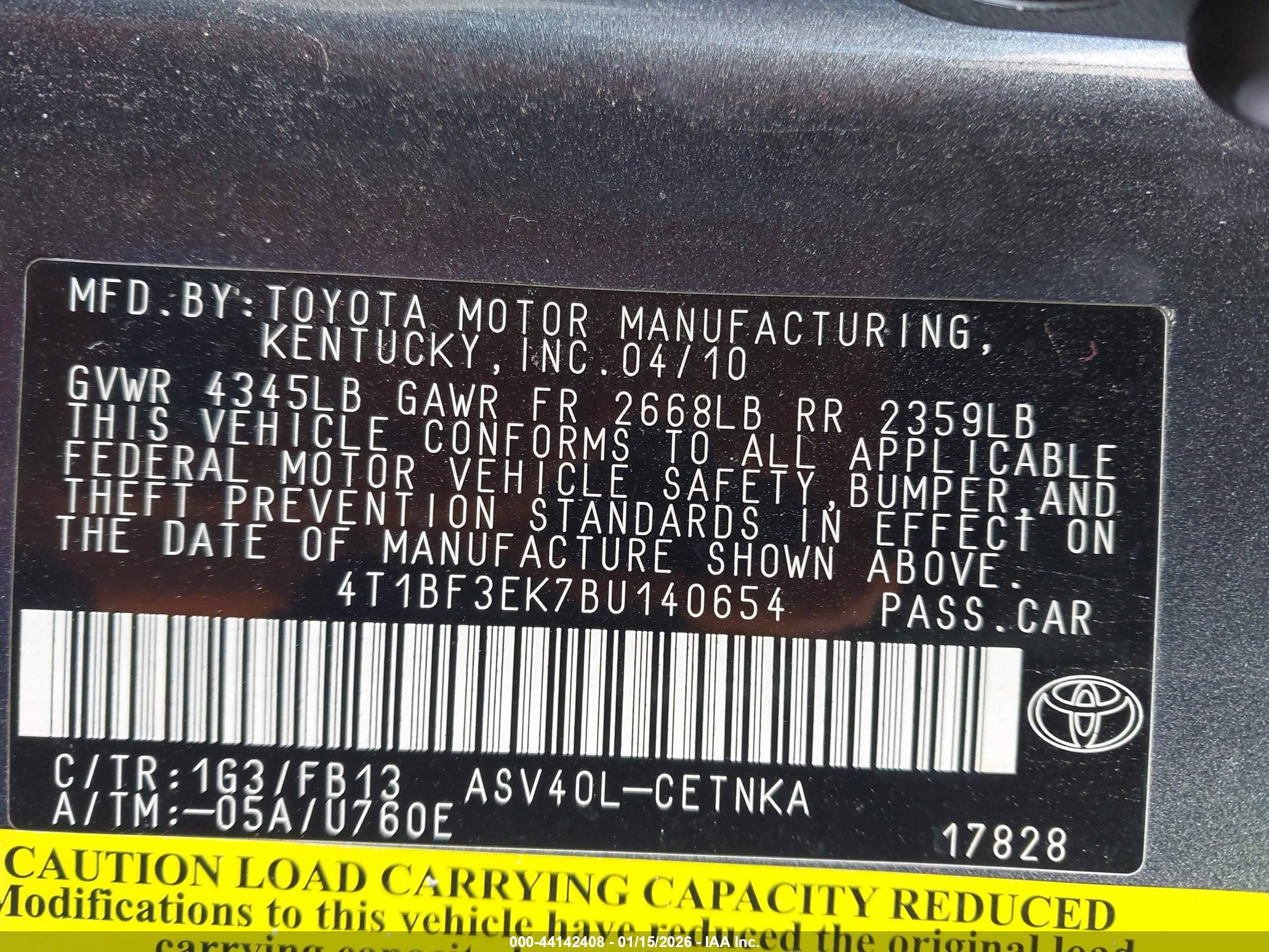 TOYOTA CAMRY image 9
