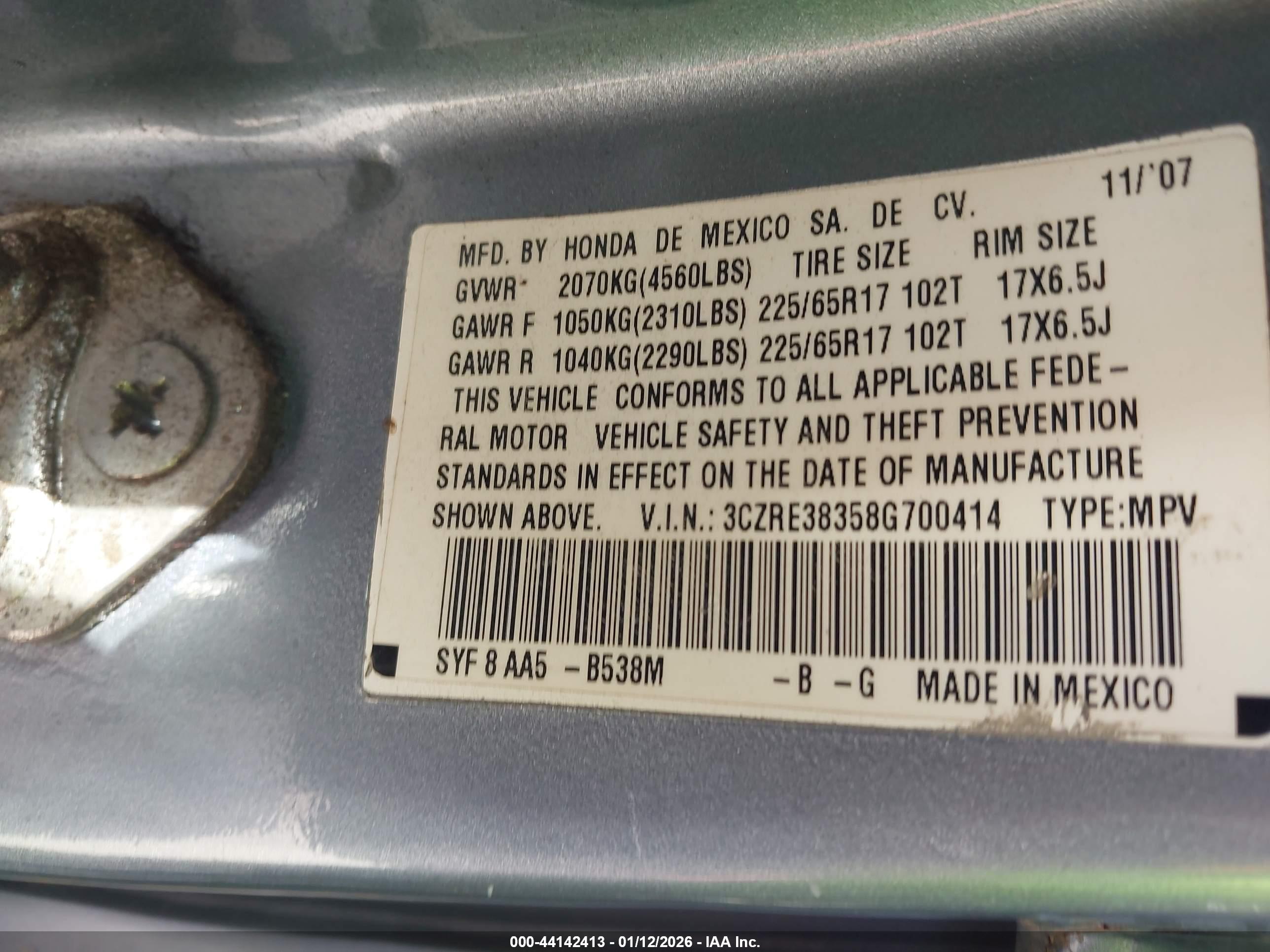 HONDA CR-V image 9