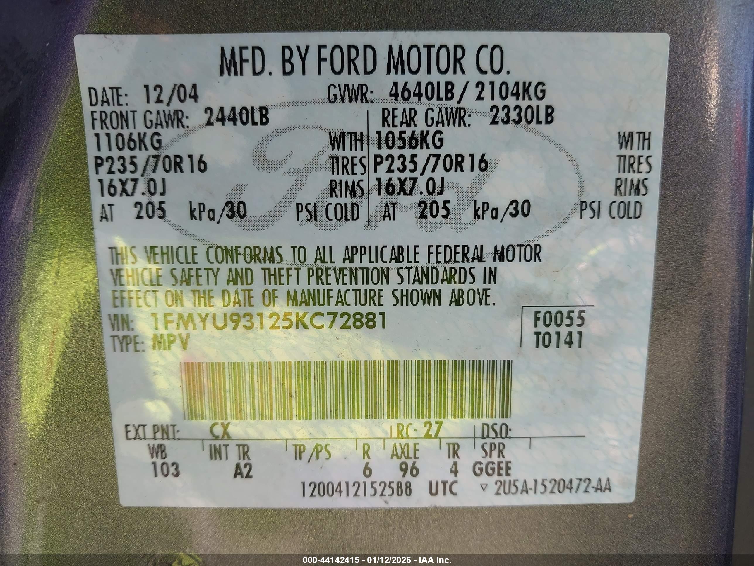 FORD ESCAPE image 9
