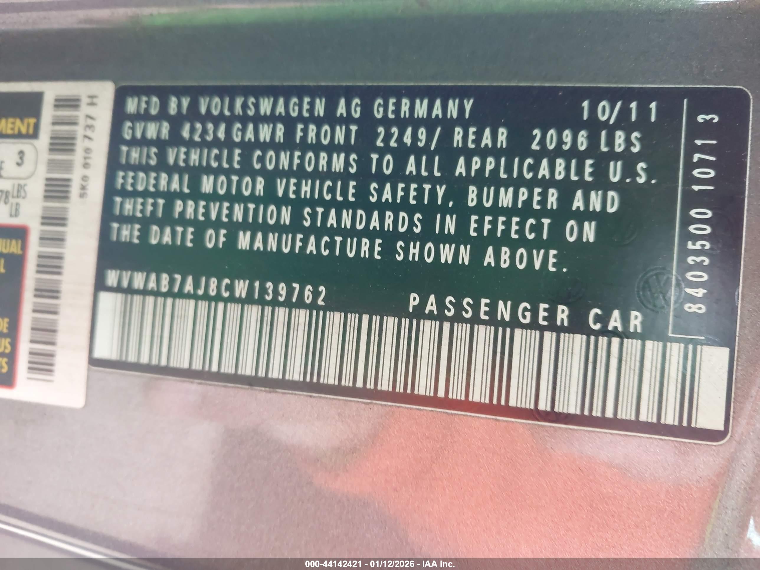 VOLKSWAGEN GOLF image 9